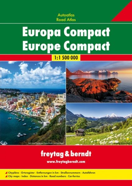 9783707915501nXNyezLBm0qrl Autoatlas, Europa Compact, Meer, Berge, Seen