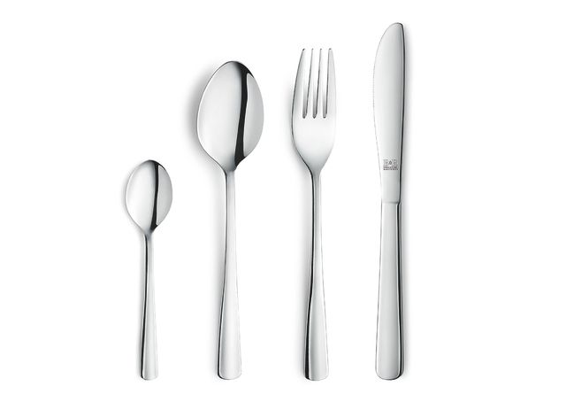 Besteckset Beckmann & Rommerskirchen Riva 24-tlg. Besteck, Gabel, Löffel, Messer, Waffe