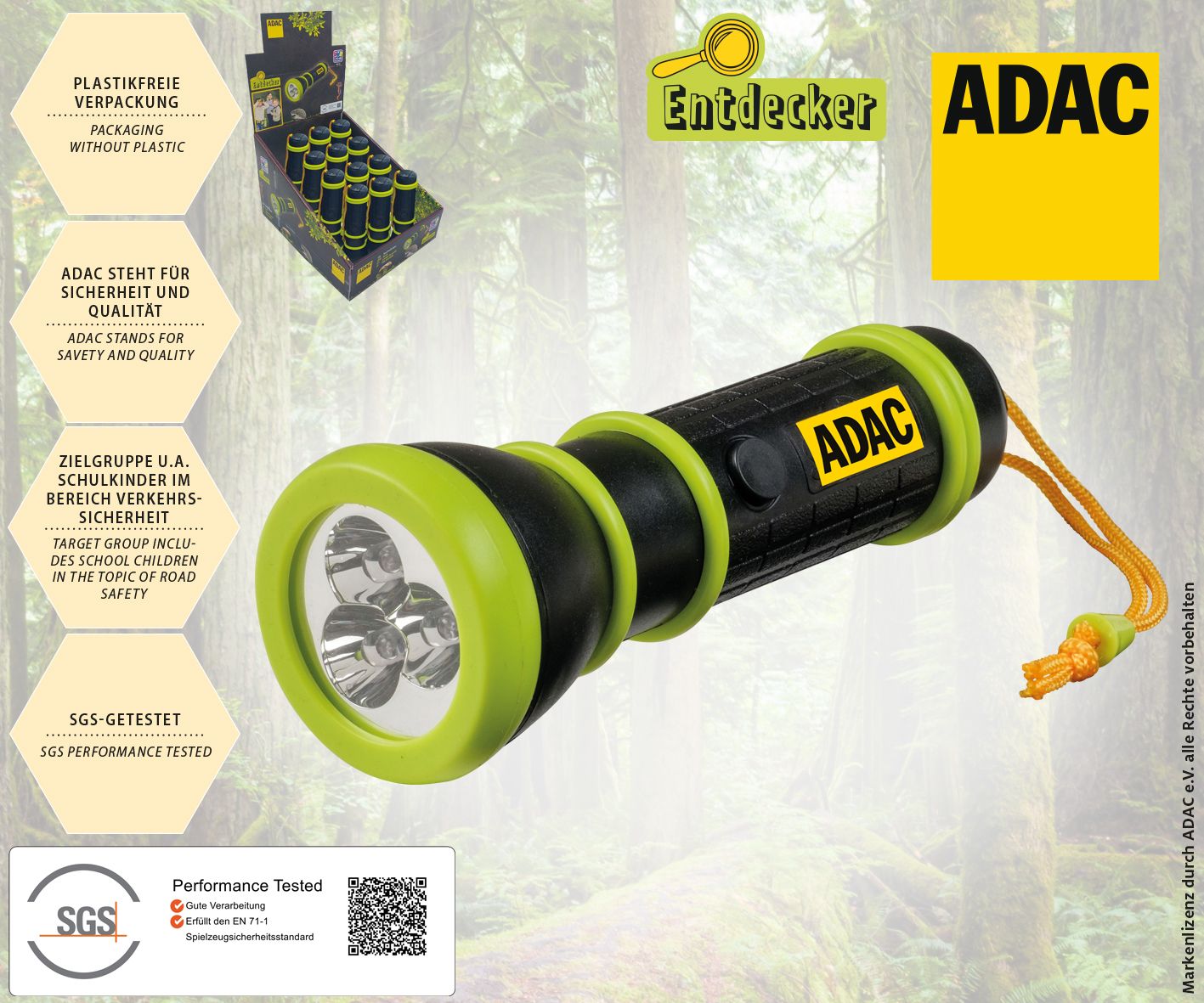 ADAC Taschenlampe Licht, Lampe
