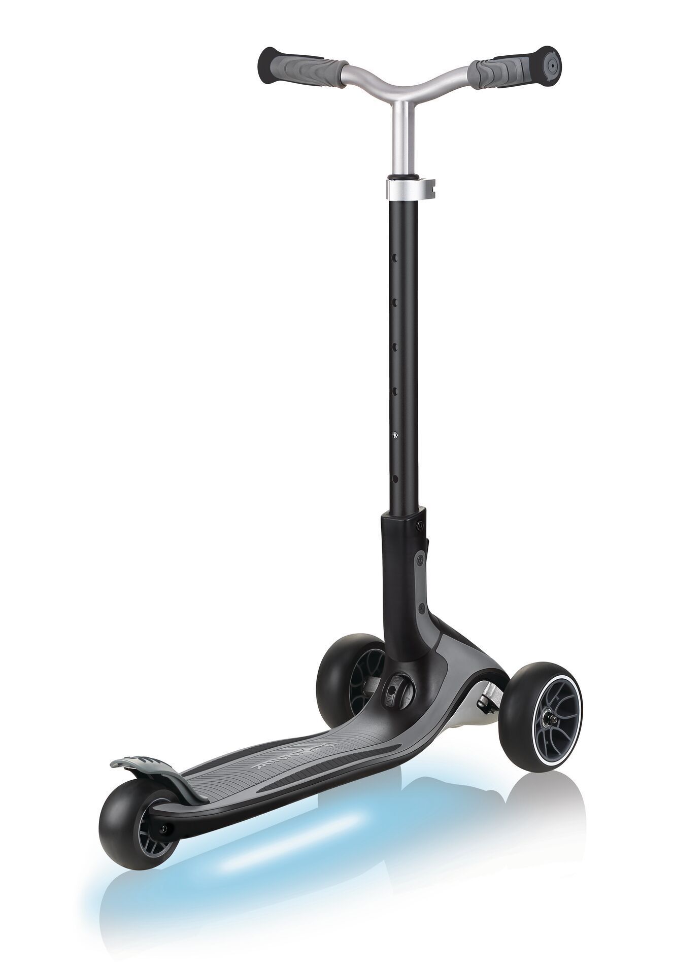 Transport, Fahrzeug, Kinderroller, Roller, Schwarz, Rad