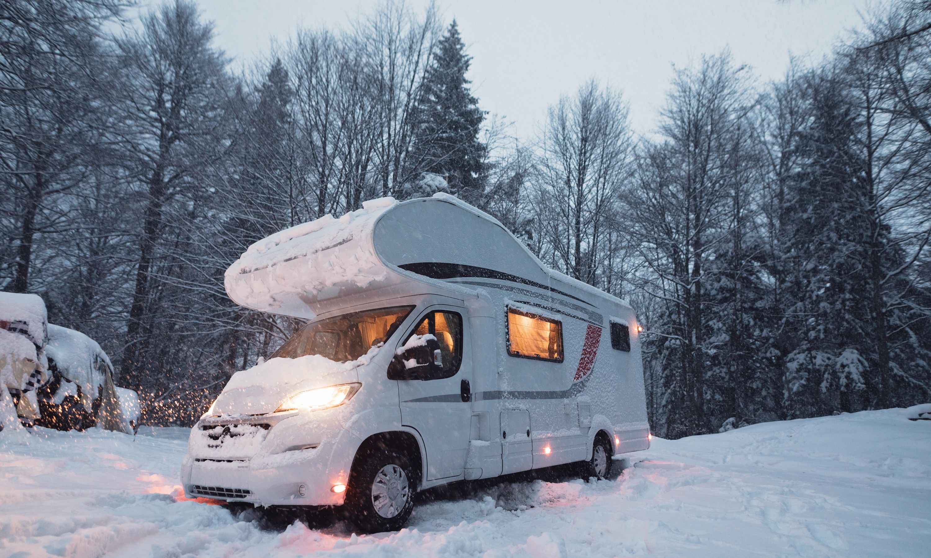 Wohnmobil, Schnee