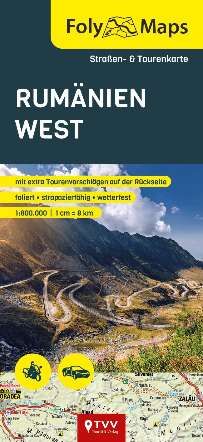FolyMaps Rumänien West Werbung, Plakat, Draußen, Natur