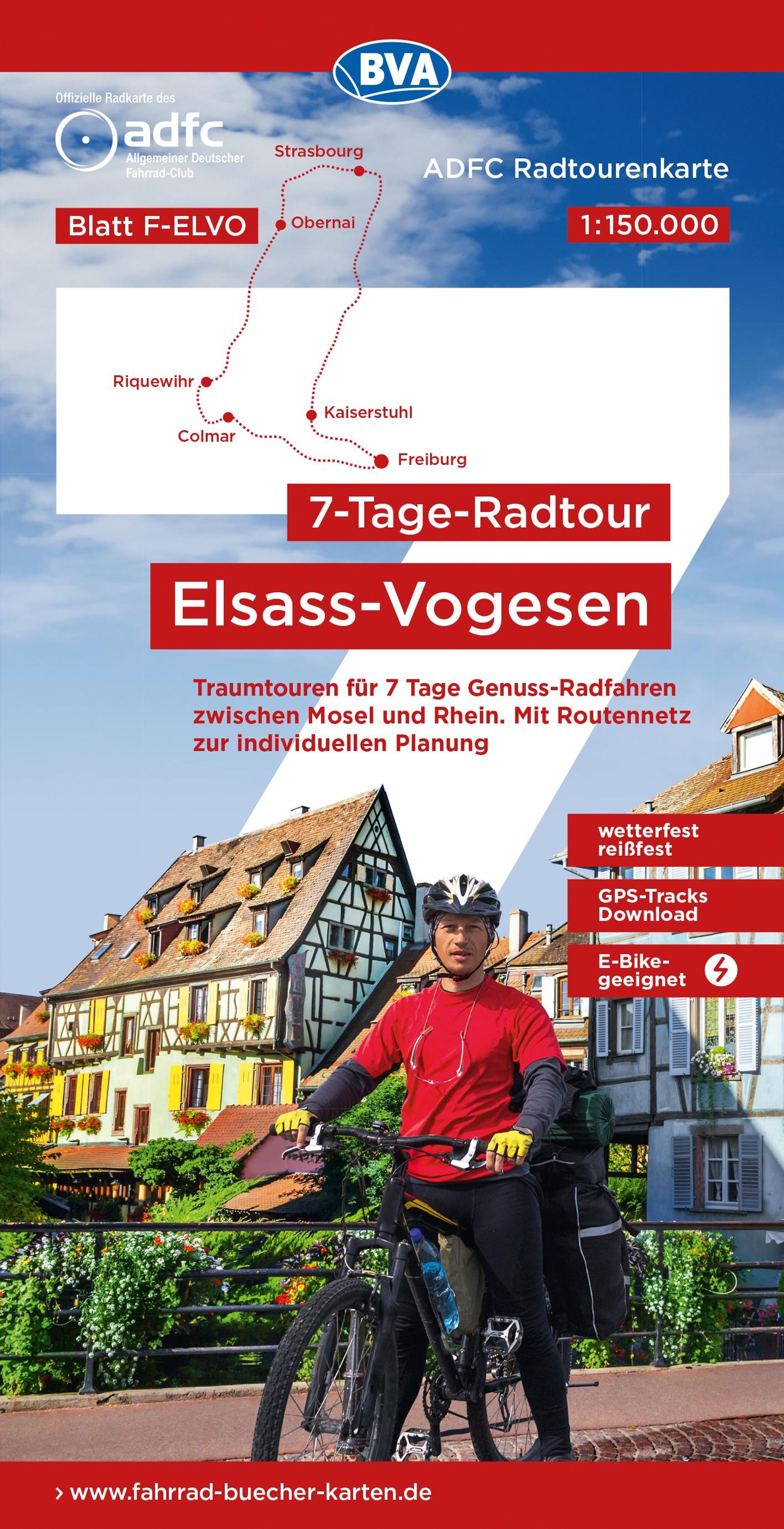 Radtour, Elsass, Vogesen, 7-Tage, Bike-Route