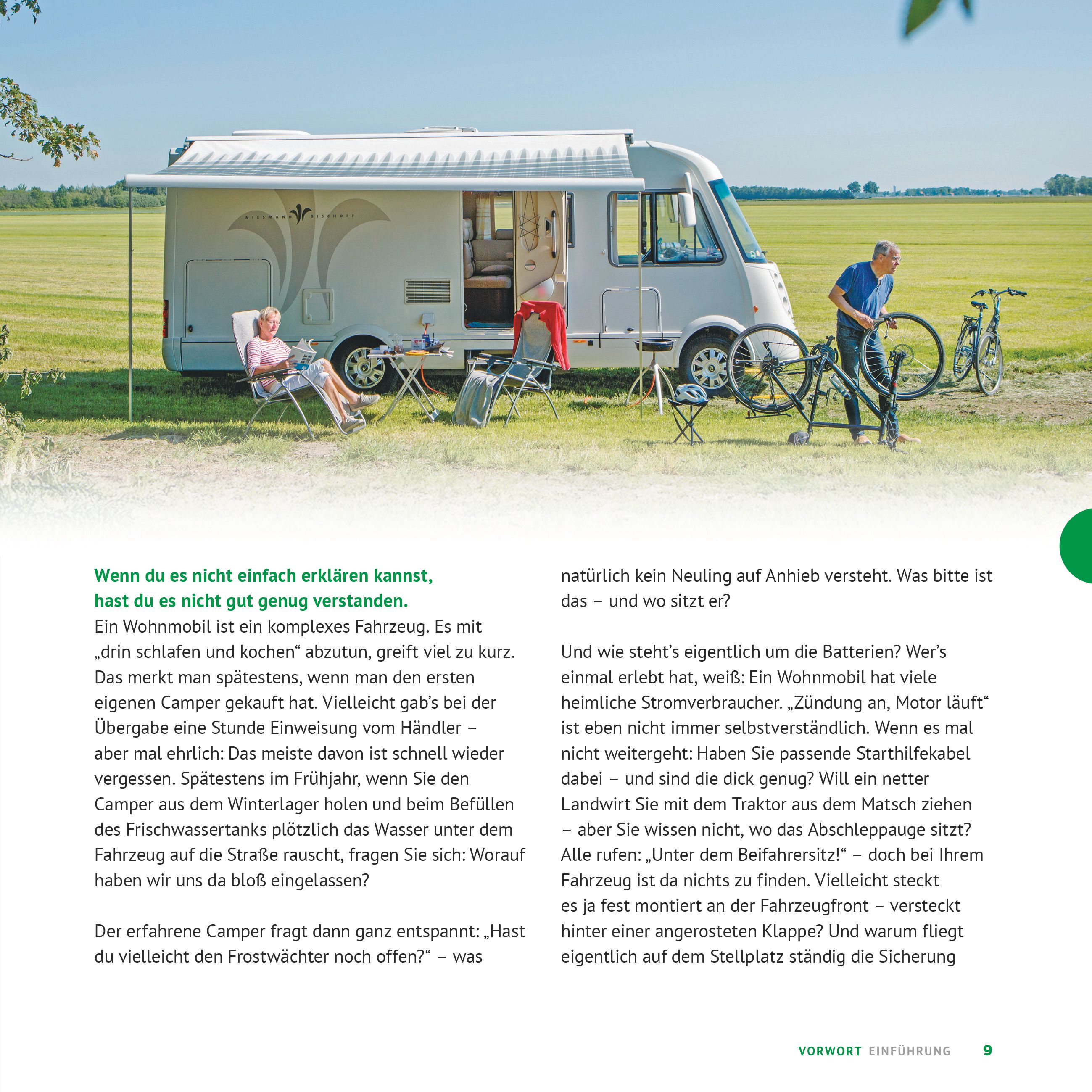 Innenansicht Seiten mit Texten und  Bildern