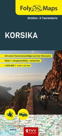 korsika FolyMaps Karte Korsika
