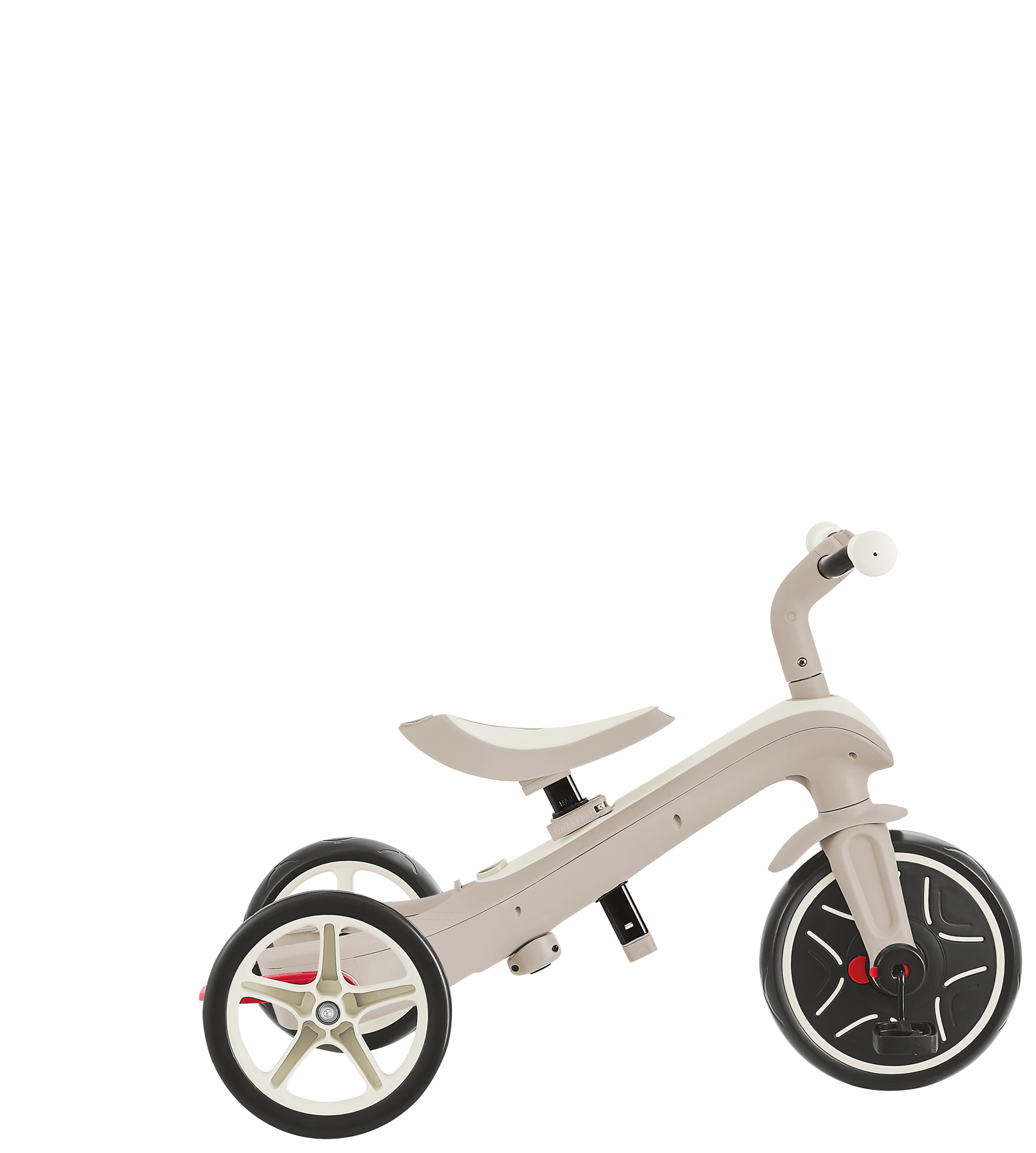 Transport, Fahrzeug, Kinderroller, Dreirad, Beige, Rad