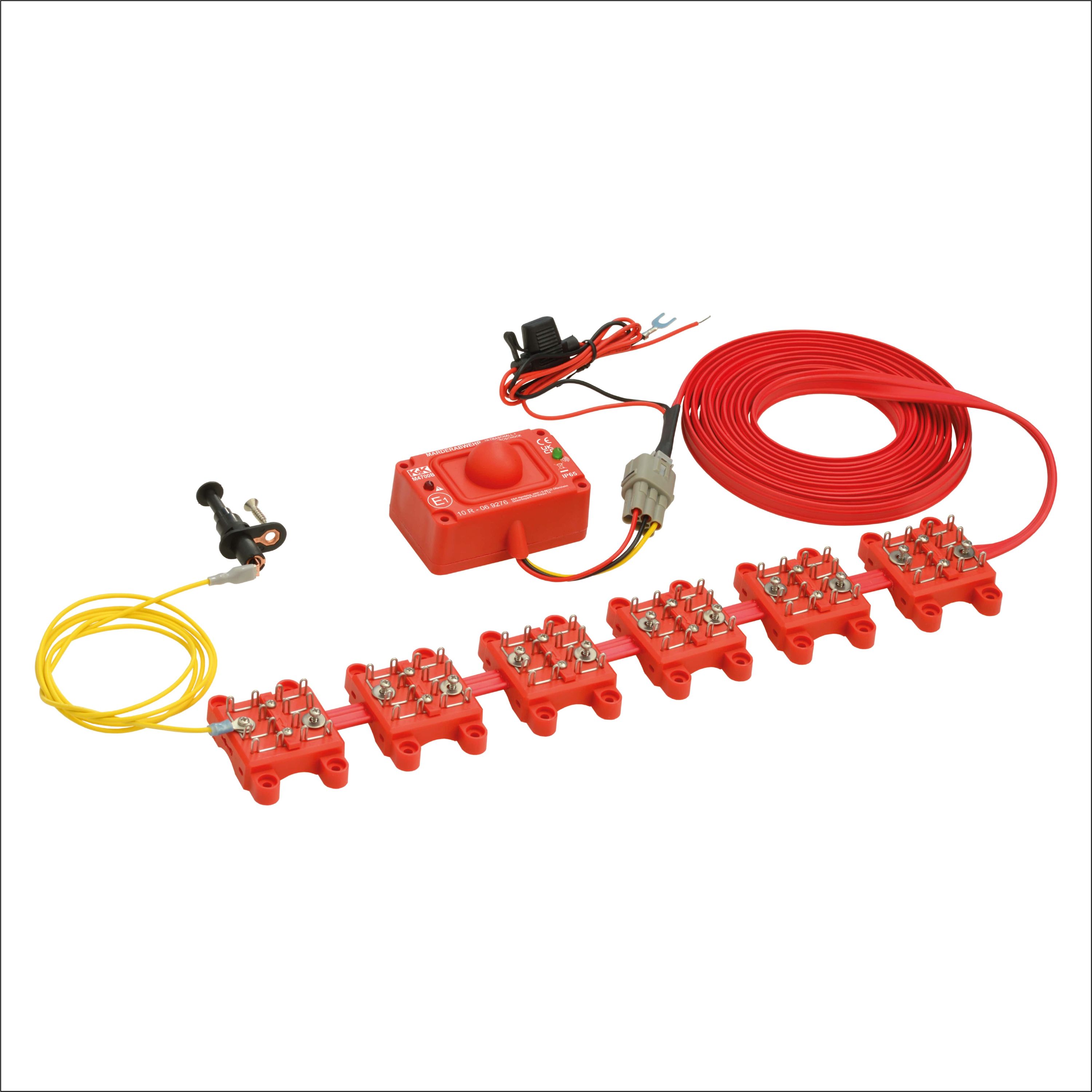 Marderabwehr Hochspannung & Ultraschall 360°(IP67)
