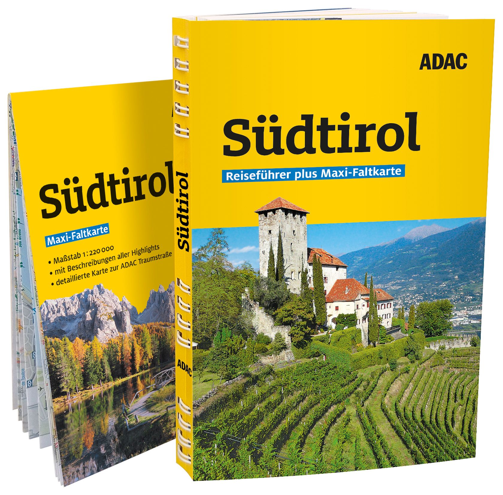 ADAC Reiseführer plus Südtirol Werbung, Plakat, Buch, Veröffentlichung