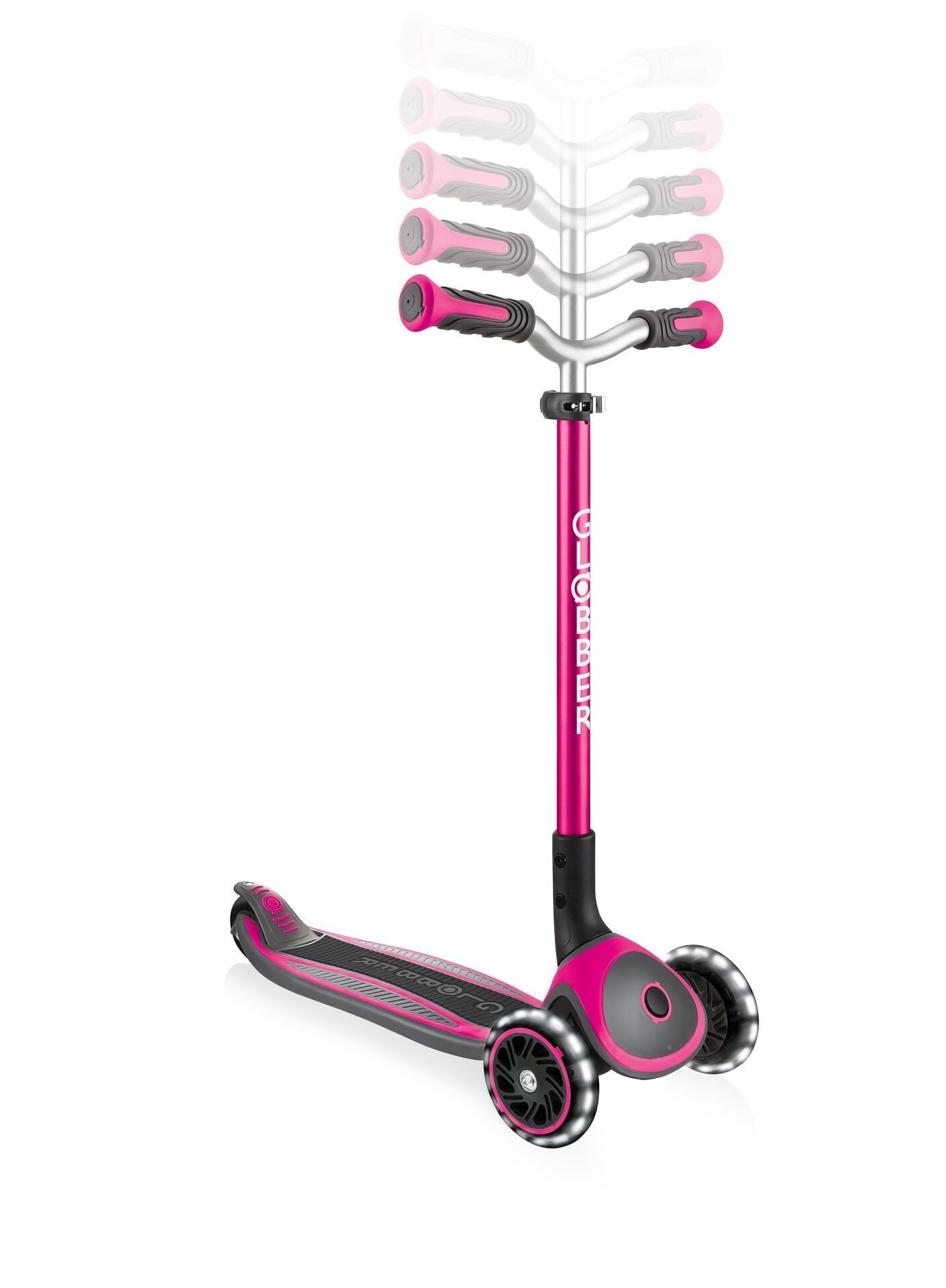 Transport, Fahrzeug, Kinderroller, Tretroller, Pink, Rad