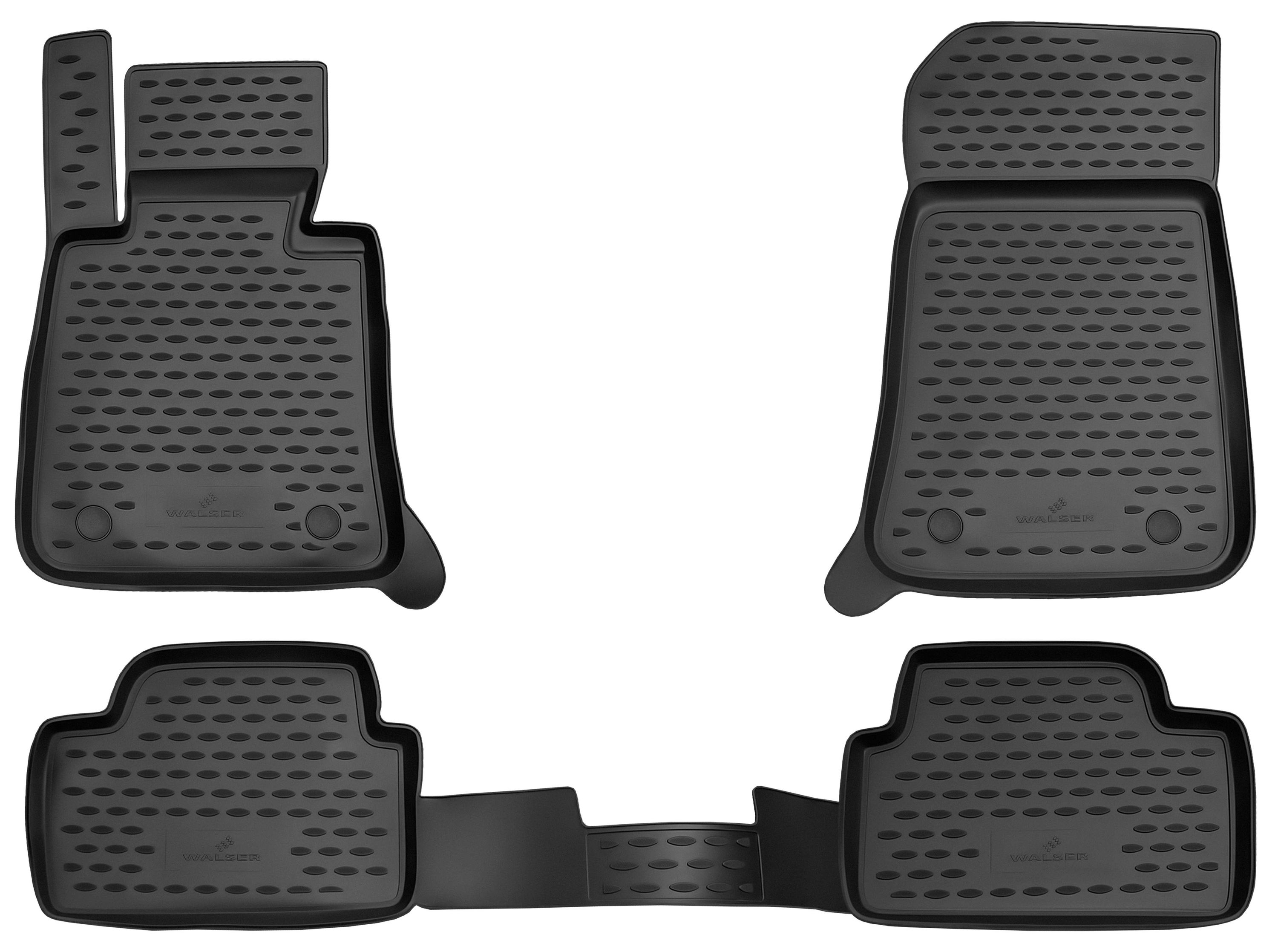 9001778750143_001 Gummimatte, Fußmatten BMW 3, schwarz,