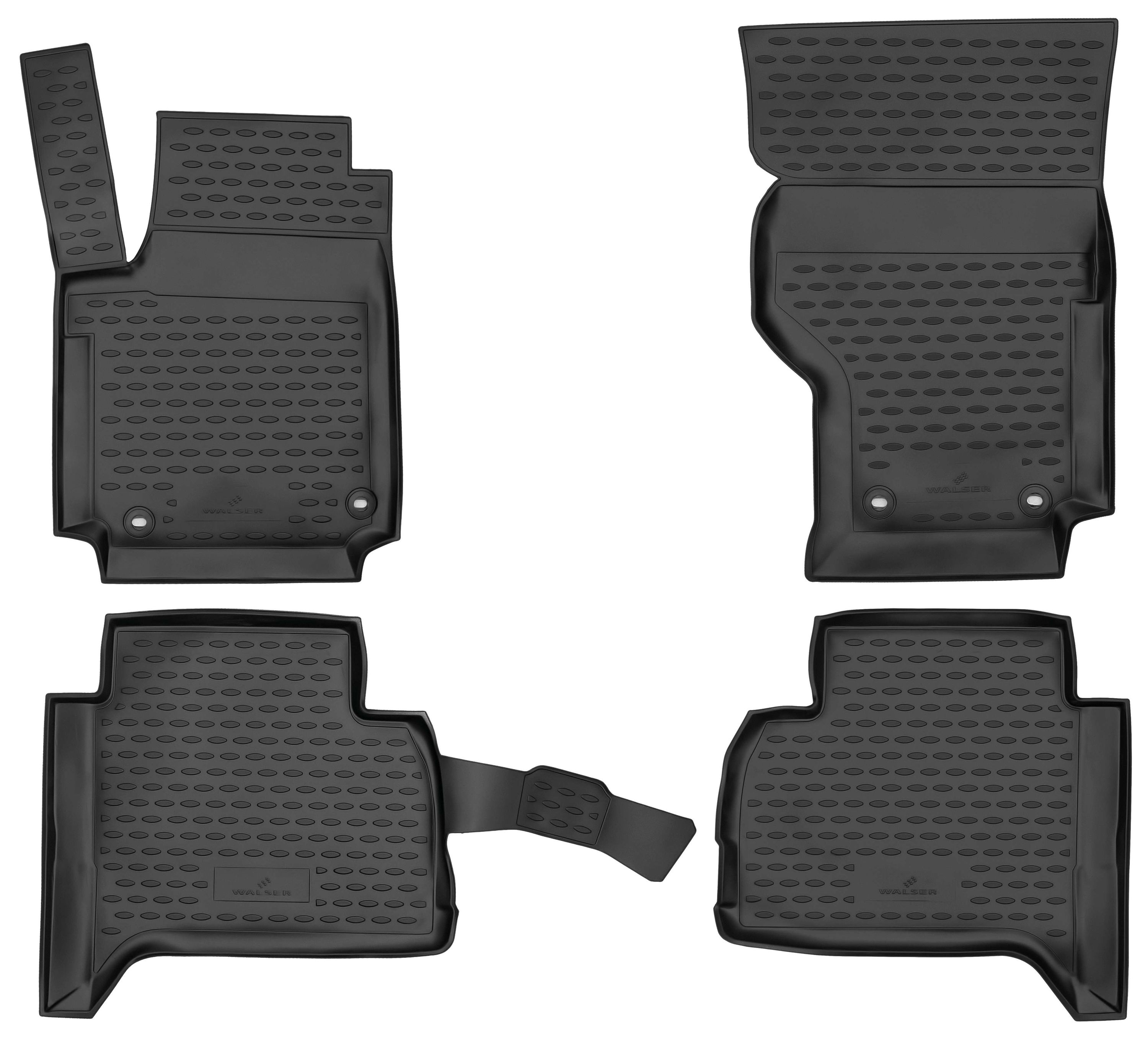 9001778750778_001 Fußmatte, Gummimatten XTR für VW Amarok 20, schwarz