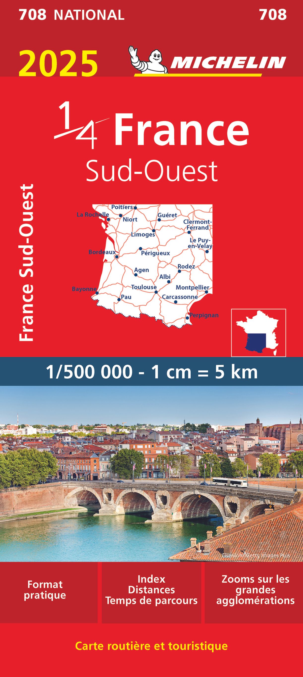 Michelin Südwestfrankreich Werbung, Plakat