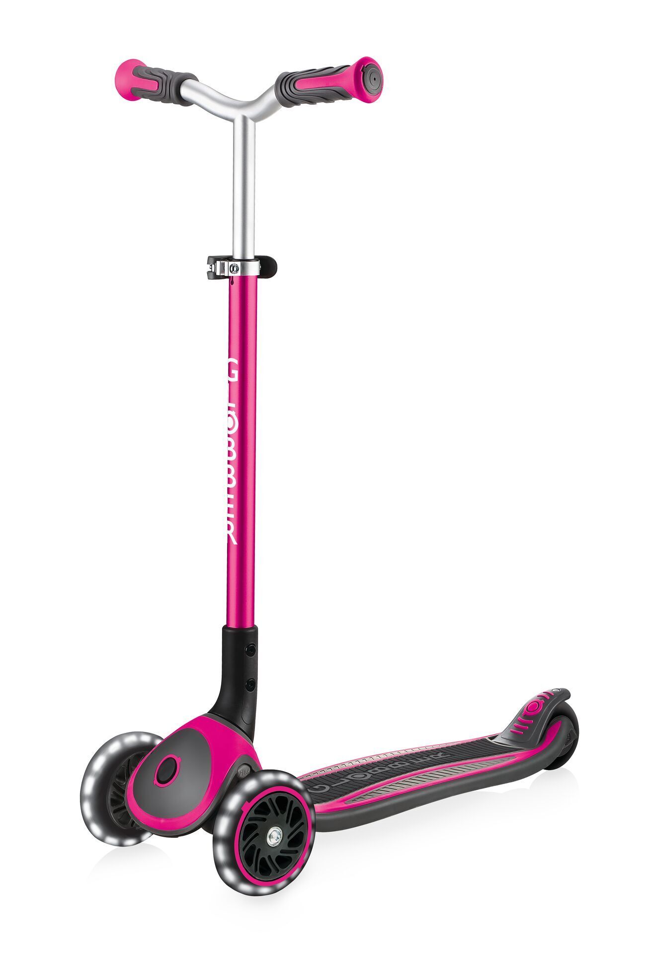 Transport, Fahrzeug, Kinderroller, Tretroller, Pink, Rad