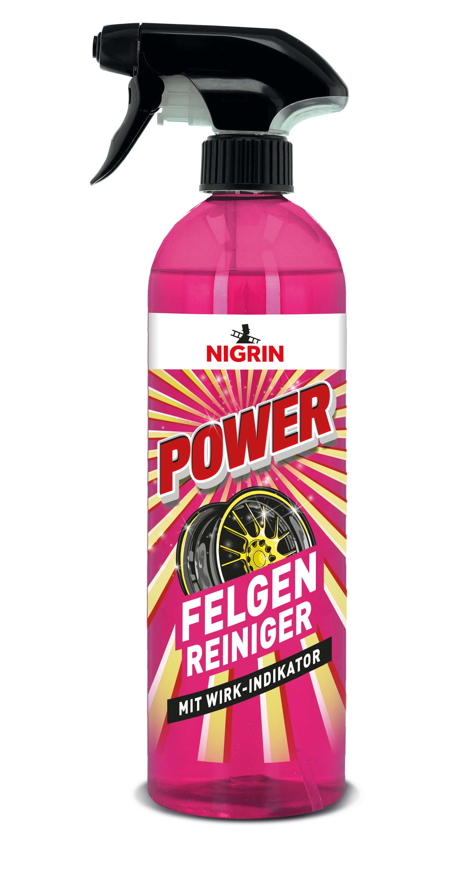 NIGRIN POWER Felgen-Reiniger 750 ml. Flasche, Shaker