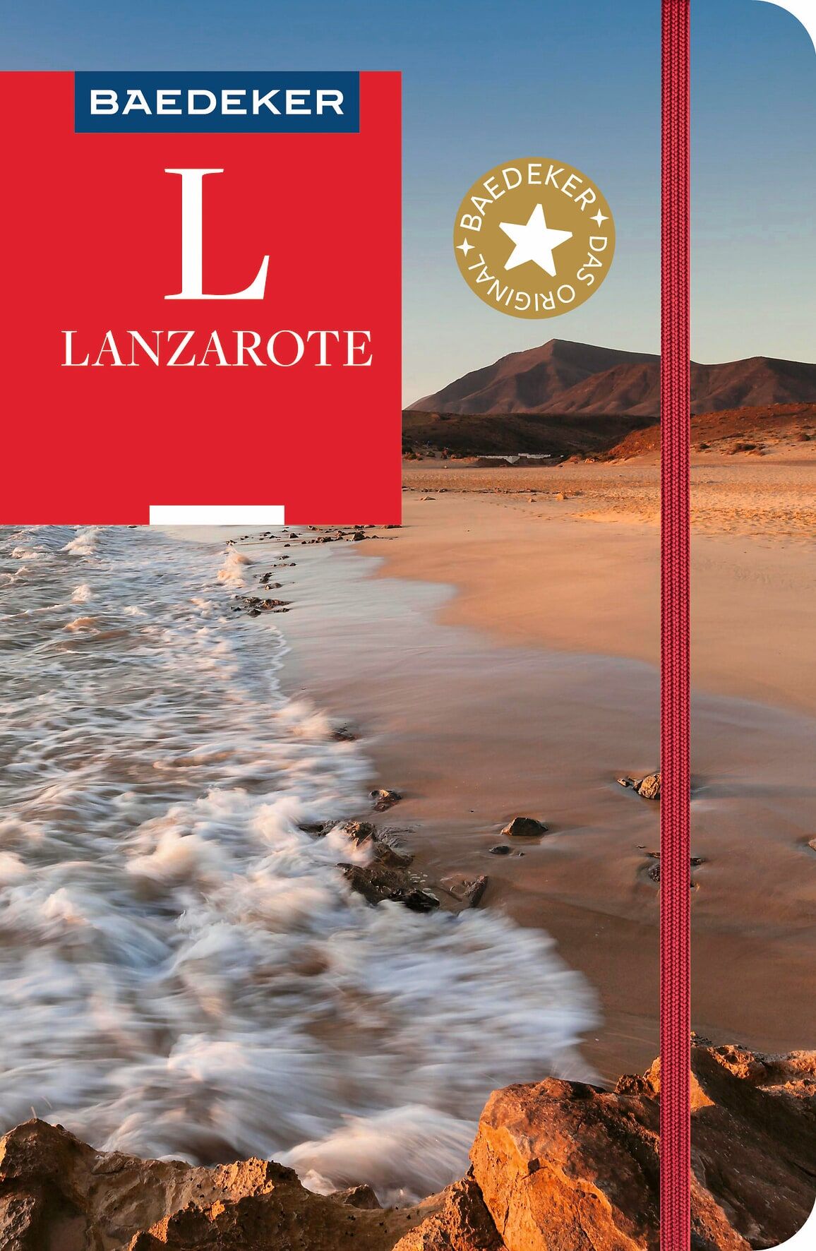 Lanzarote, Küstenbild, Strand, Wellen, Rote Schnur