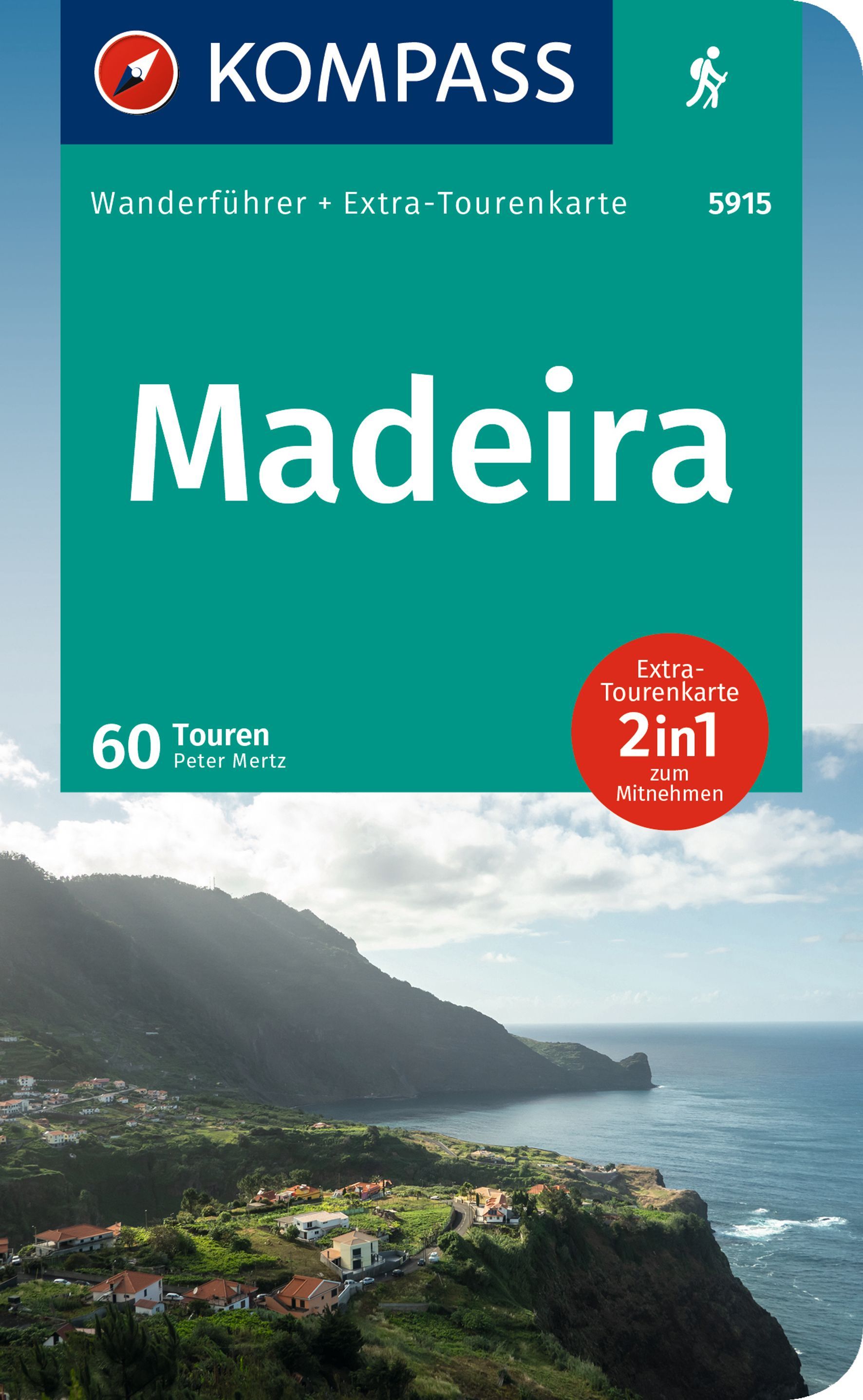 9783991219361 Cover Kompass Wanderführer Madeira