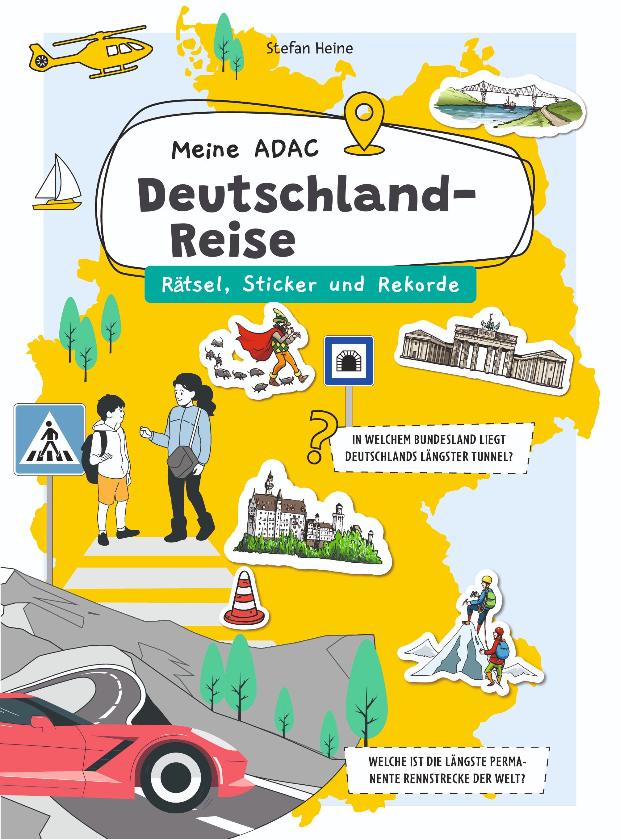 Deutschland, Reise, Rätsel, Sticker, Rekorde