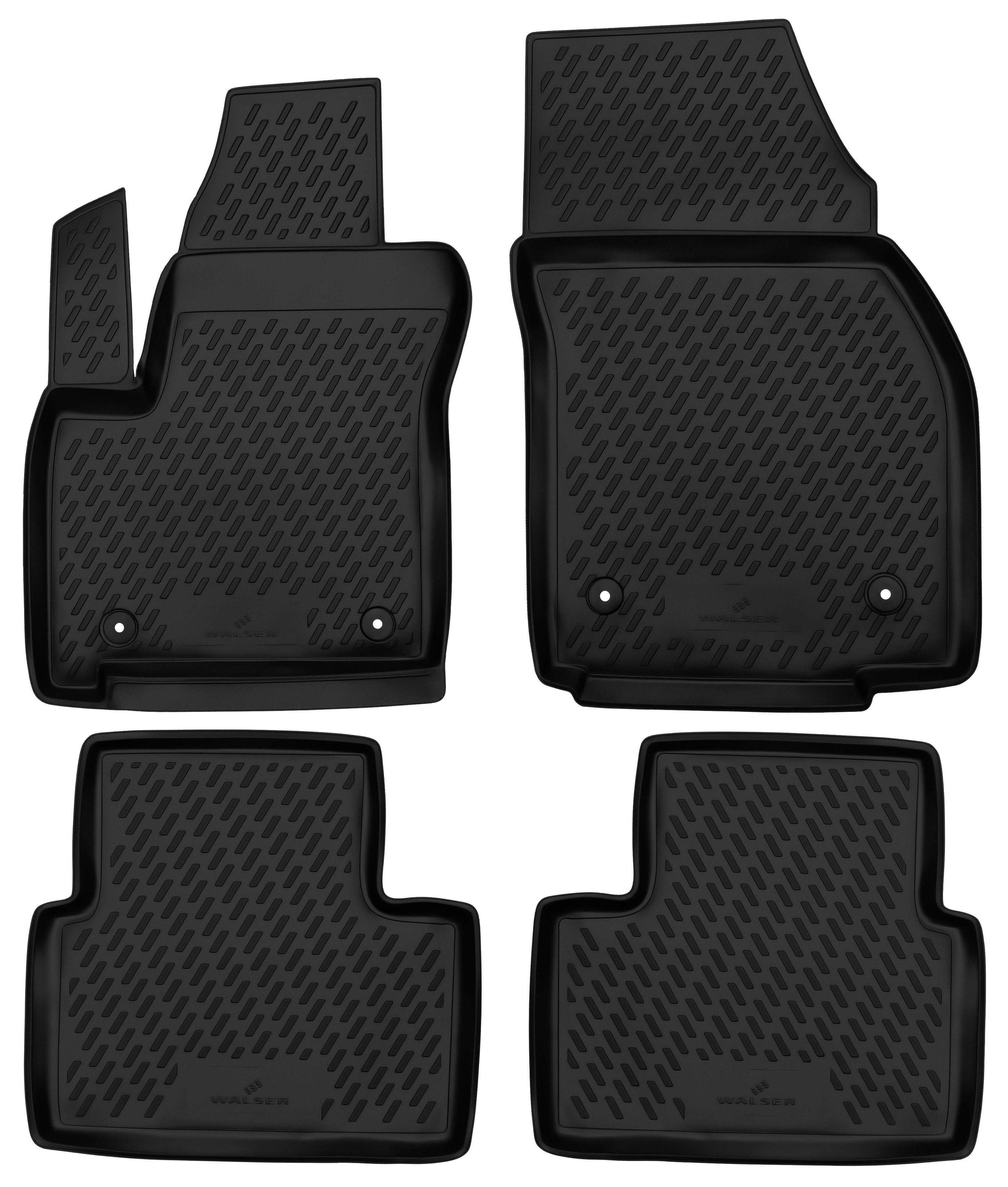 Fußmatte, Gummimatten XTR für Opel Meriva B, schwarz 