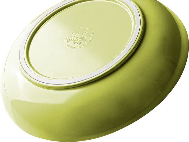 teller, bowl, keramik, grün, rund