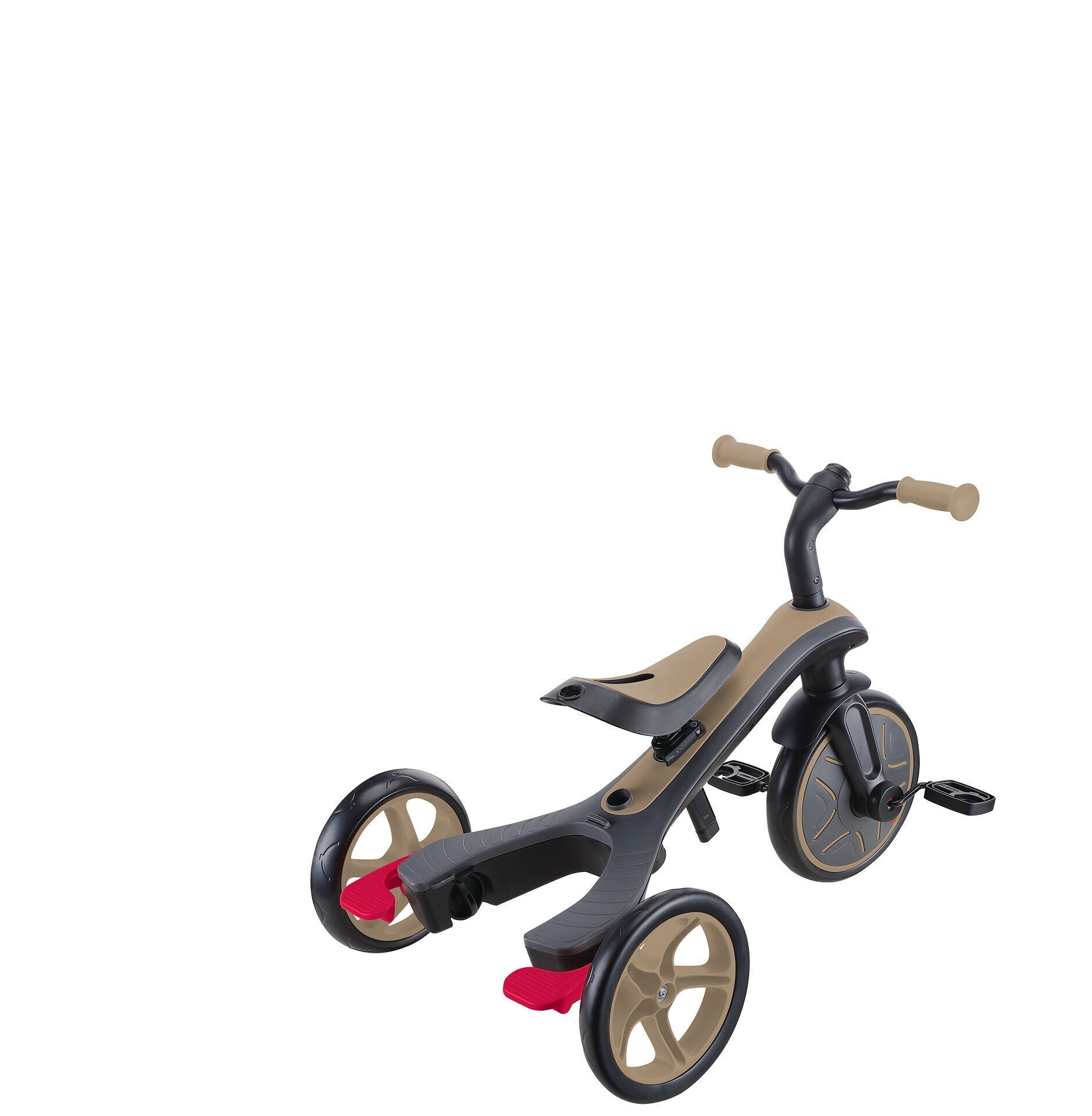 Transport, Fahrzeug, Kinderroller, Dreirad, Beige, Rad