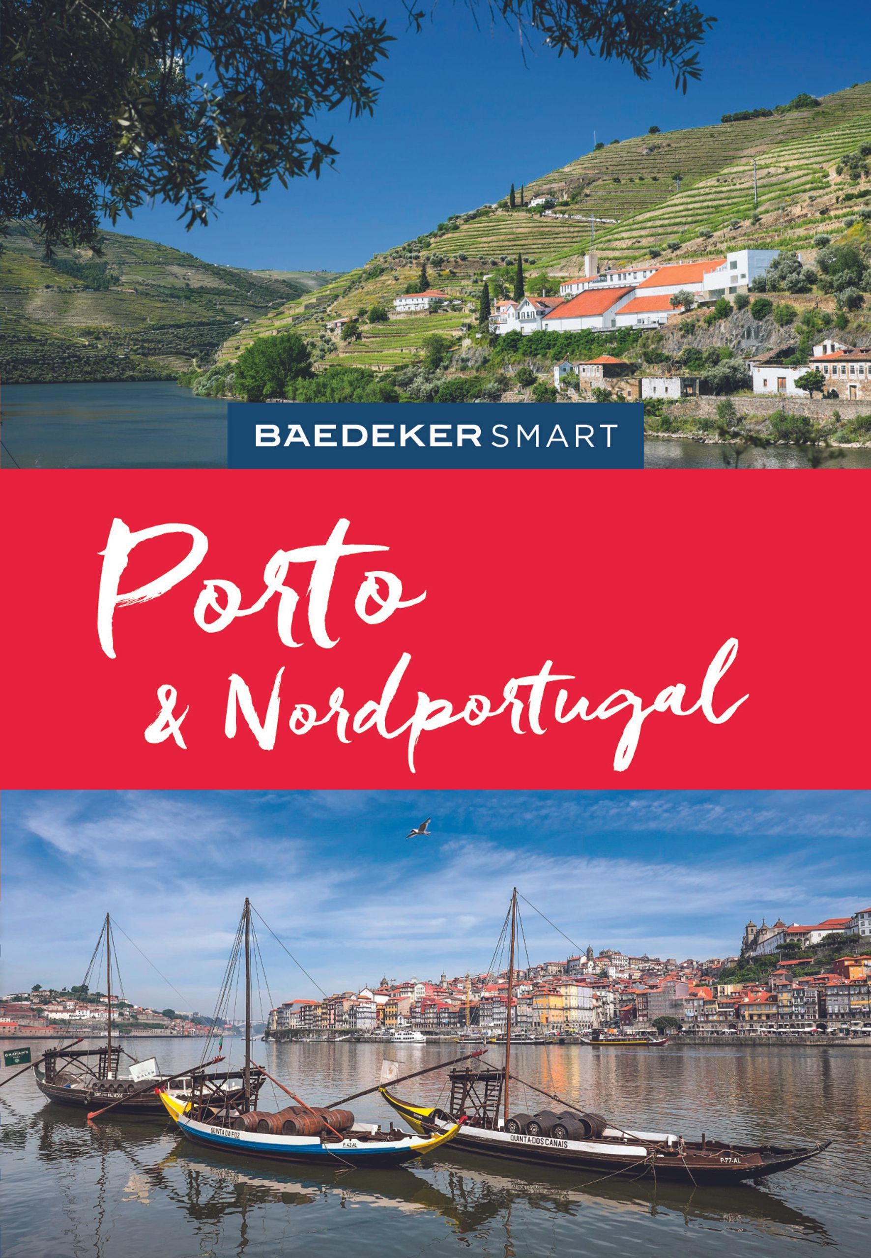 Baedeker SMART Reiseführer Porto & Nordportugal Uferpromenade, Hafen, Seebrücke, Boot, Wasserfahrzeug