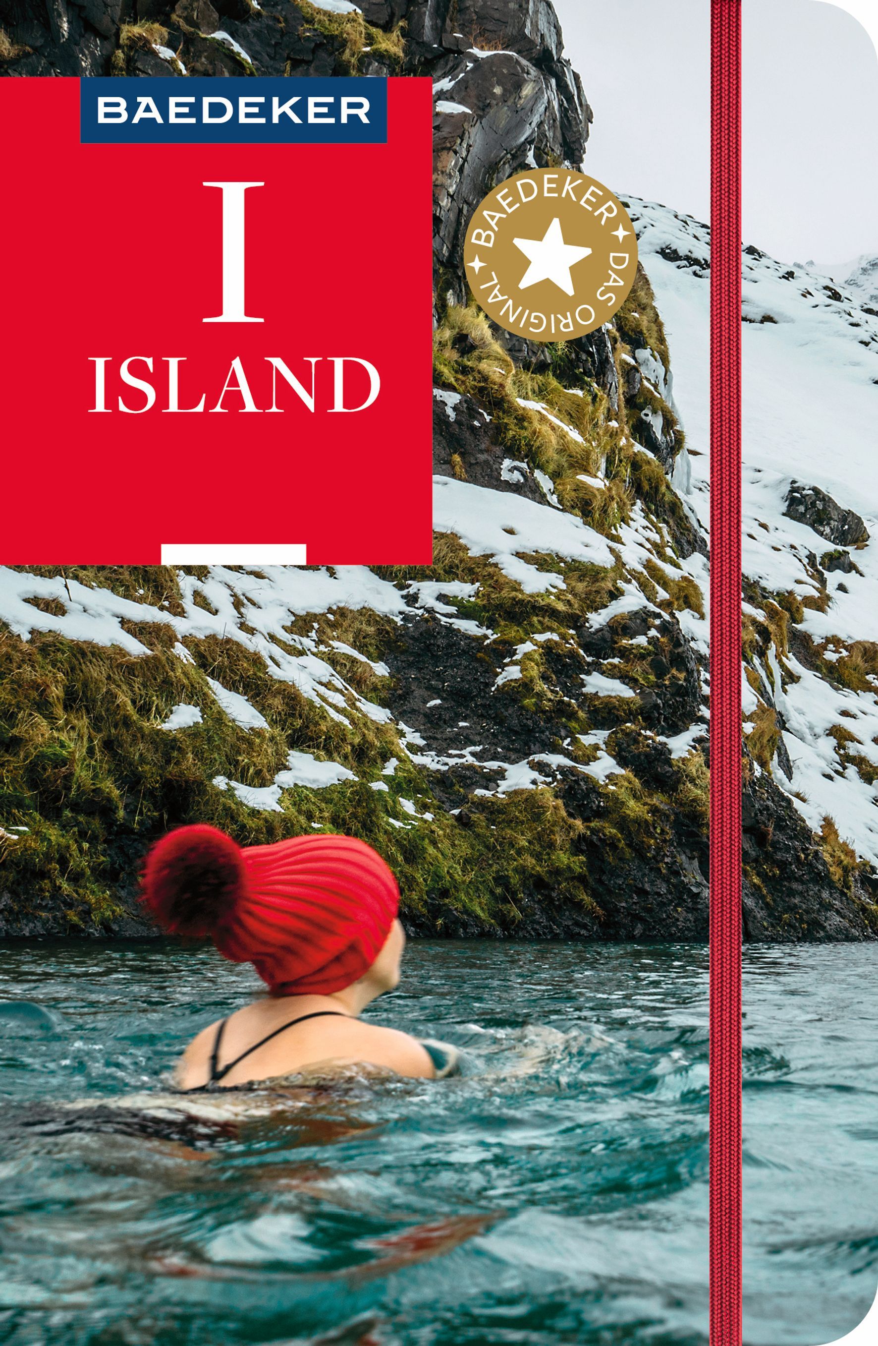 Baedeker Reiseführer Island Cover Baedeker Reiseführer Island. Hut, Mütze, Schwimmen, Buch, Veröffentlichung
