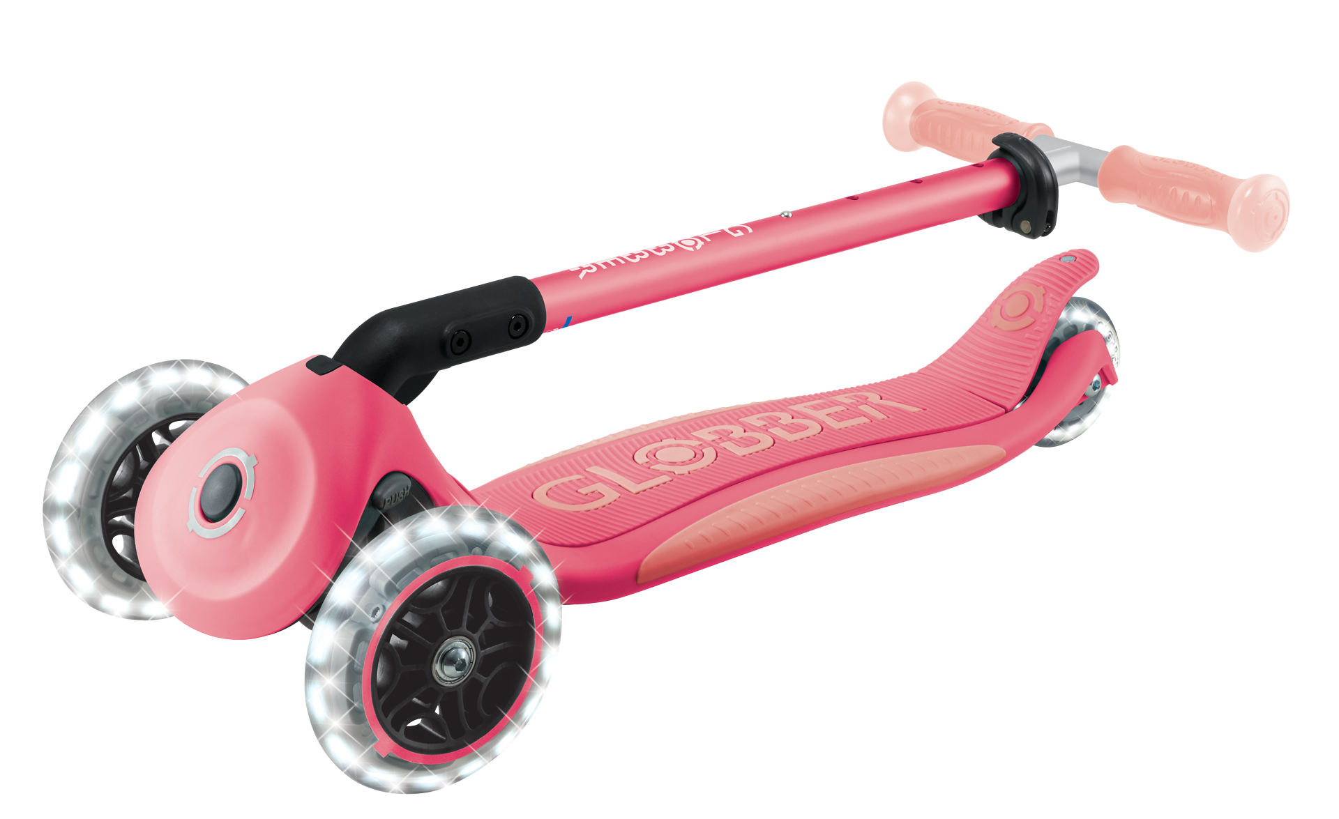 Transport, Fahrzeug, Kinderroller, Tretroller, Rosa, Rad