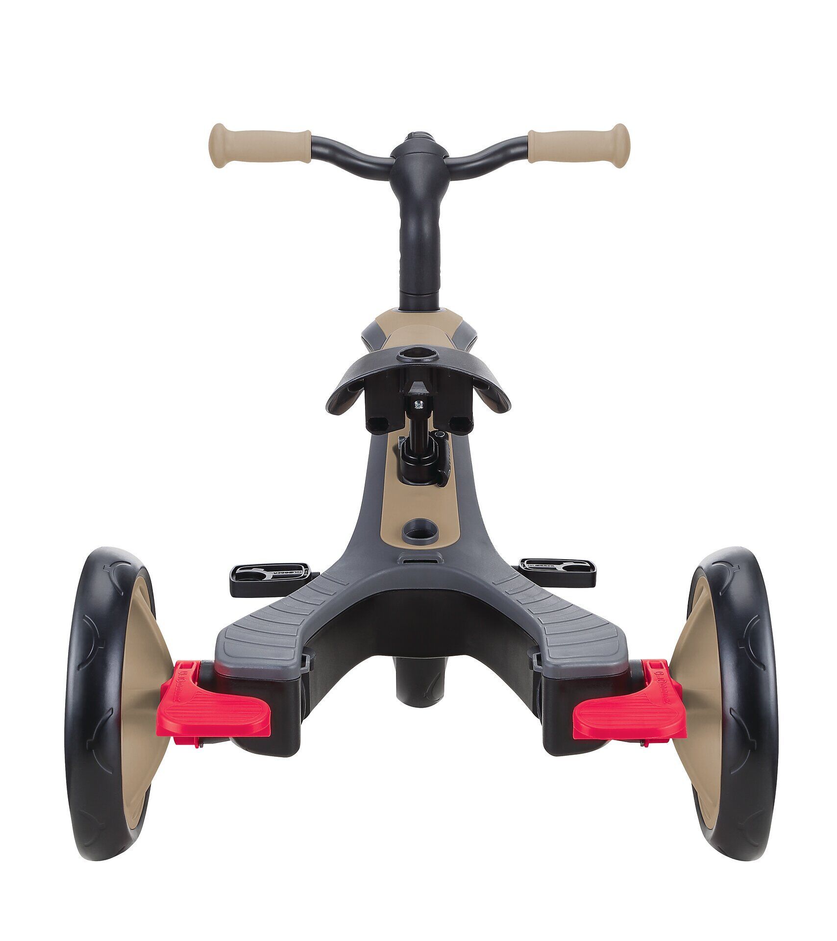 Transport, Fahrzeug, Kinderroller, Dreirad, Beige, Rad