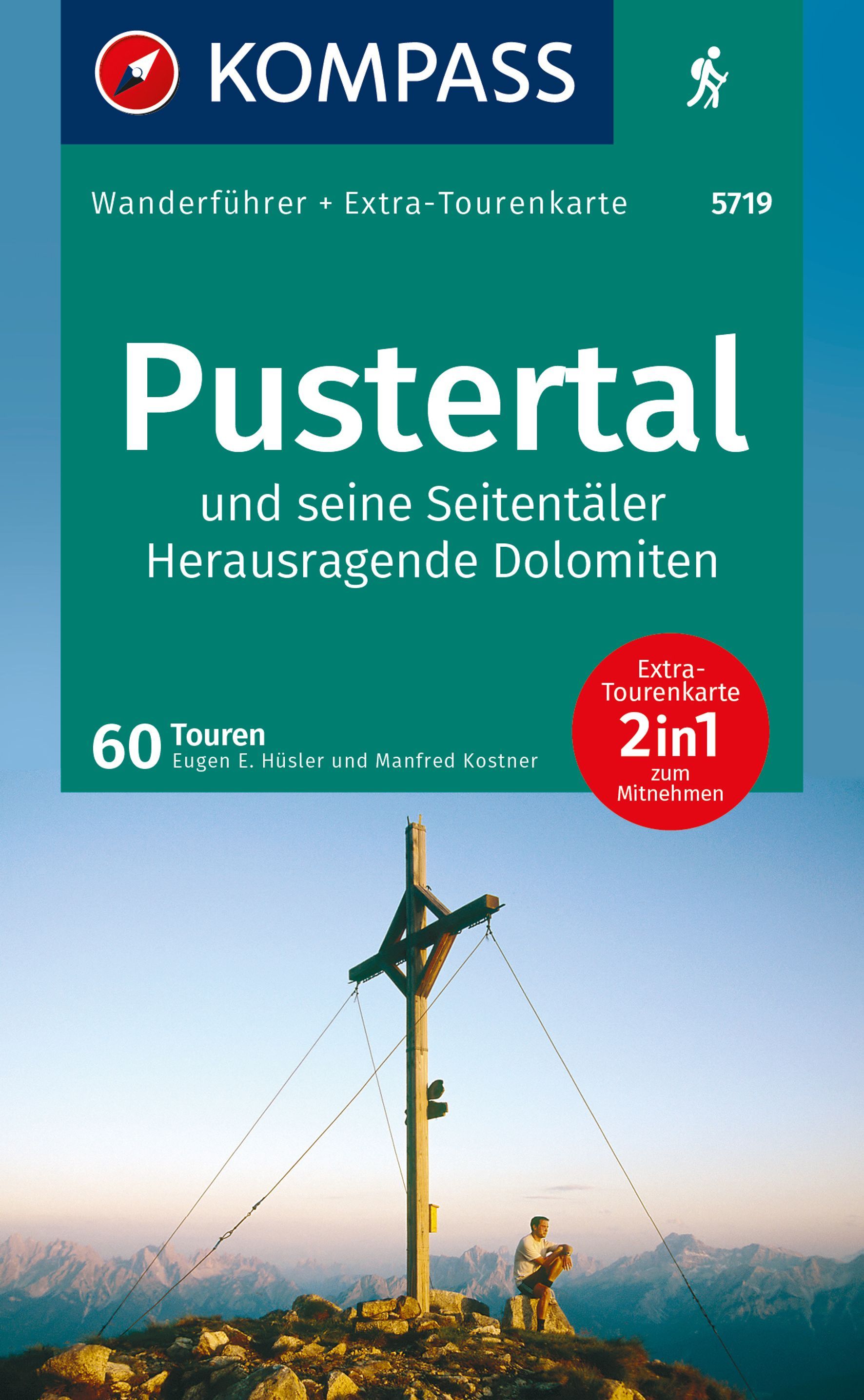 9783991540823 Cover, Wanderkarte Pustertal