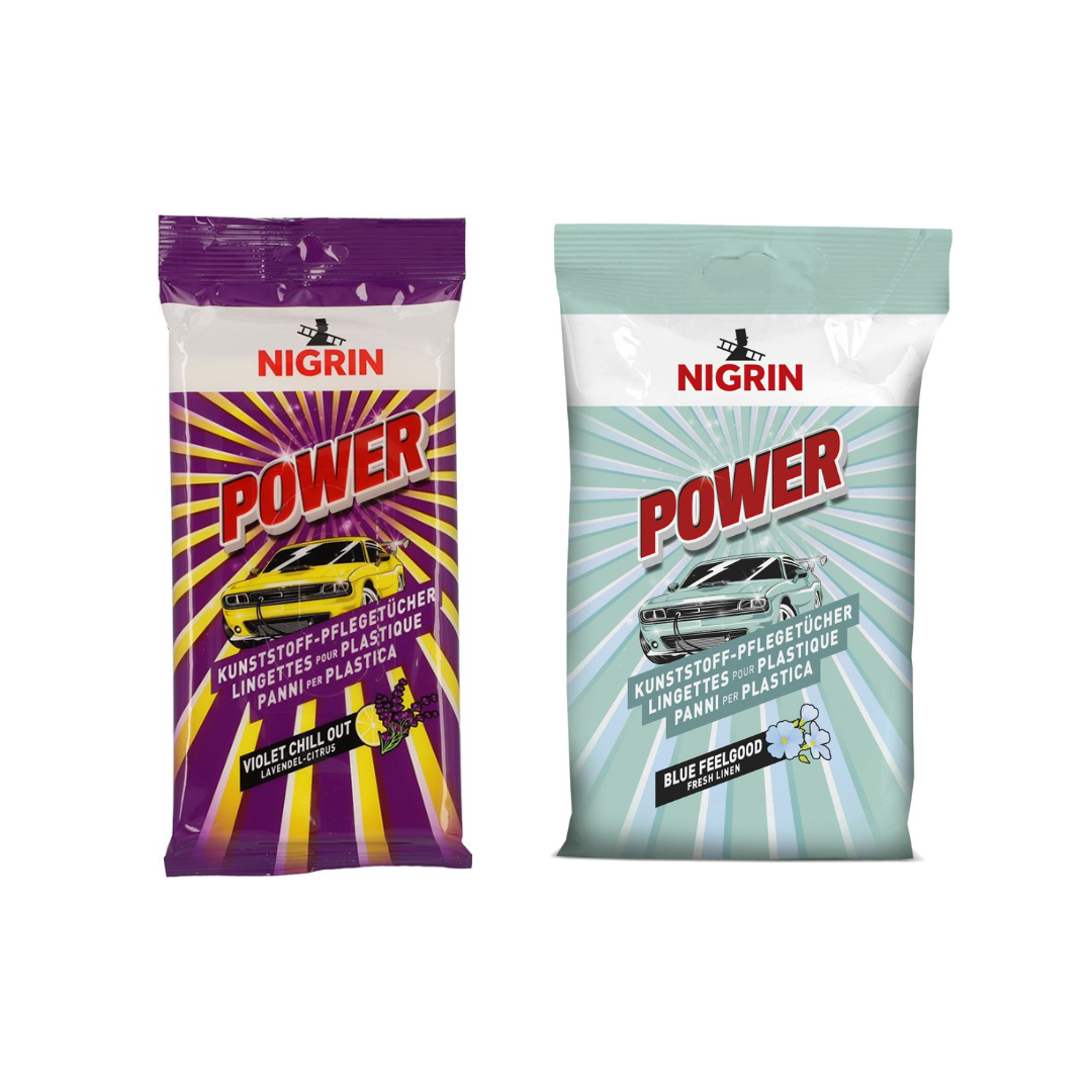 NIGRIN POWER Kunststoff-Pflegetücher Auto, Transport, Fahrzeug, Puder