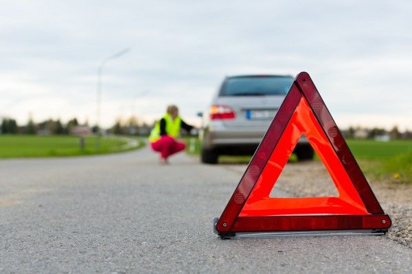 Dreieck, Person, Auto, Transport, Fahrzeug,
