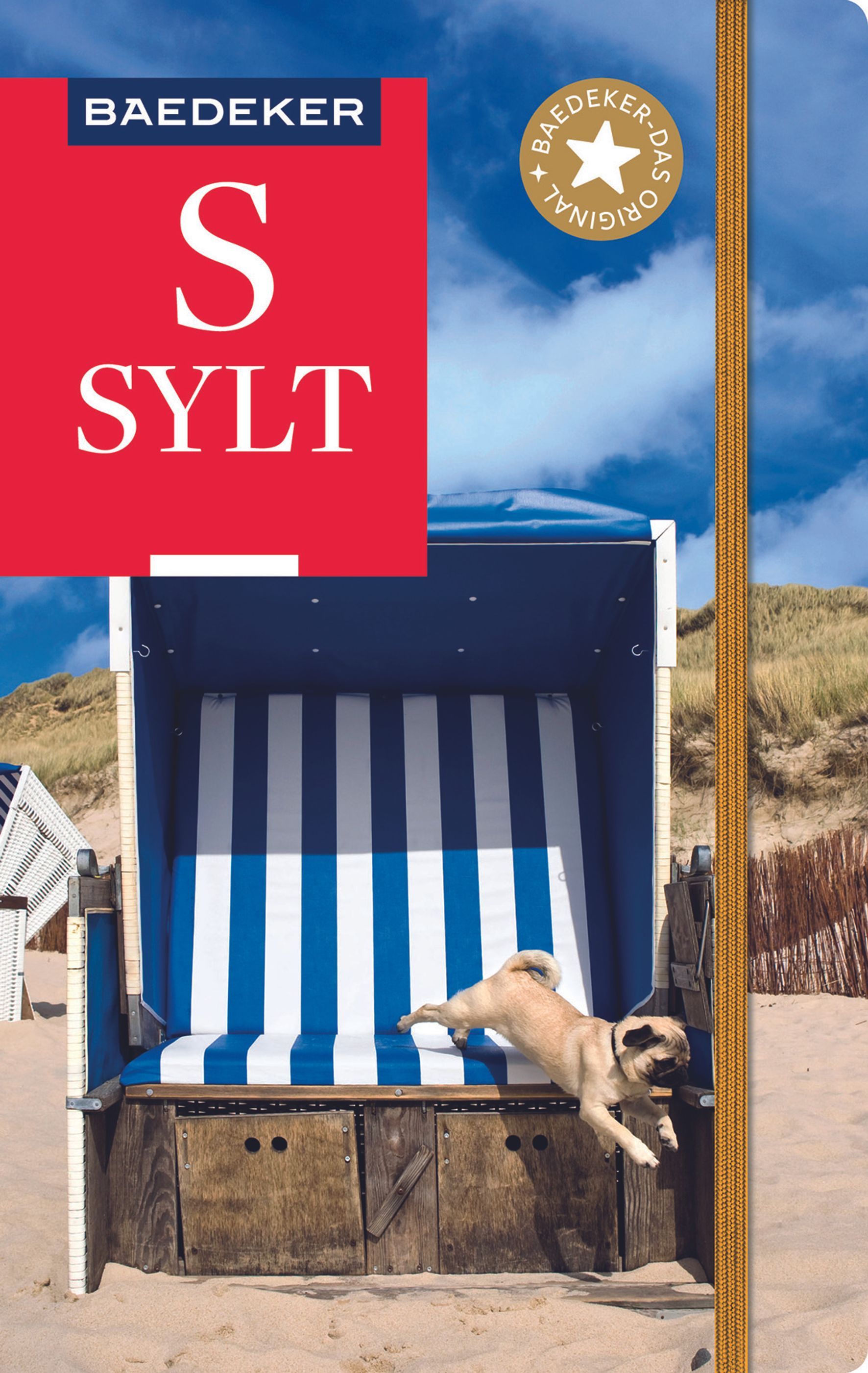 9783575000392 Baedeker Reiseführer Sylt, Amrum, Föhr, Cover Strandkorb