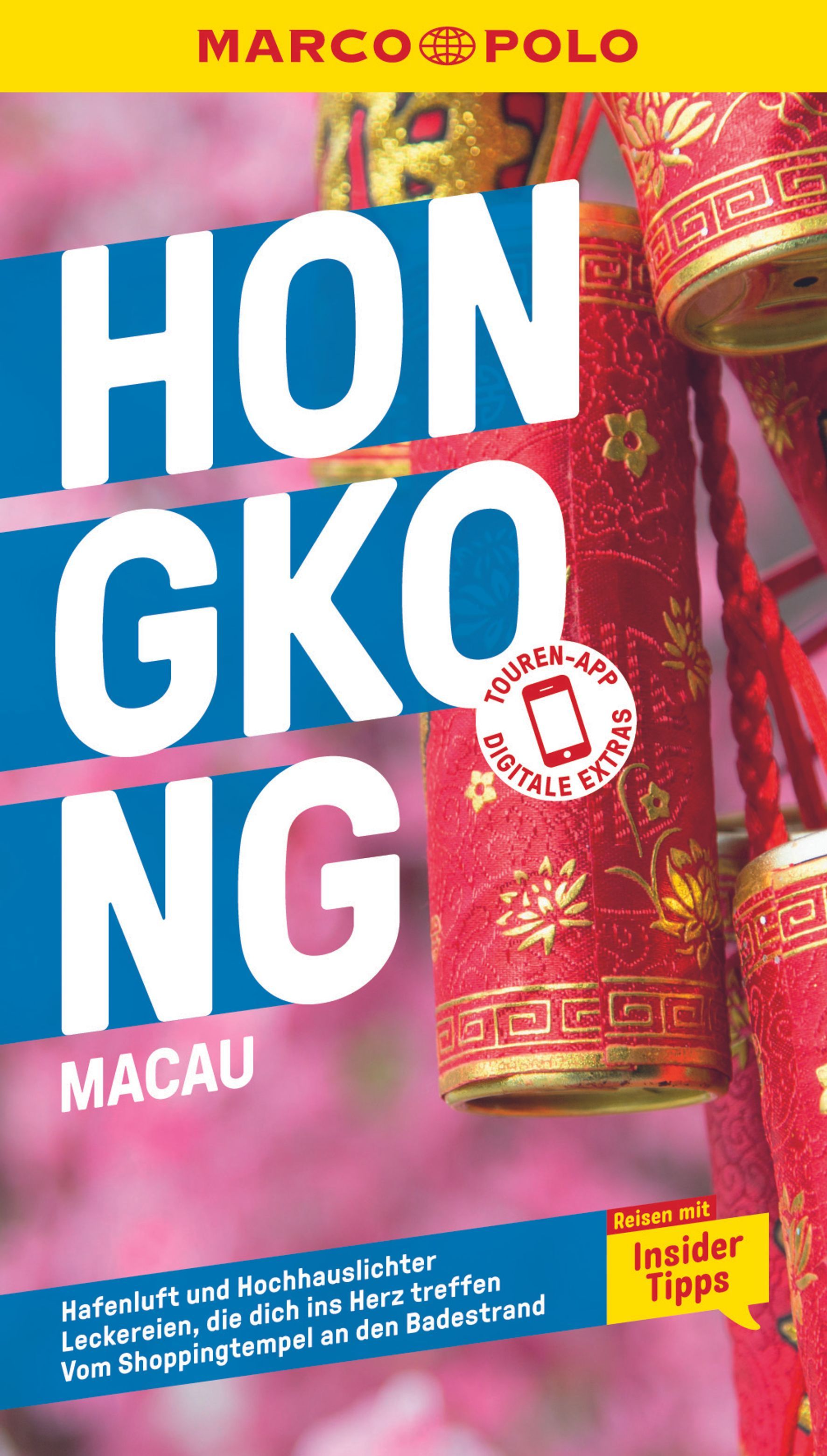 MARCO POLO Reiseführer Hongkong, Macau Werbung, Plakat, Können, Zinn,