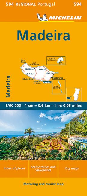 9782067259522 Cover Michelin REgionalkarte Madeira