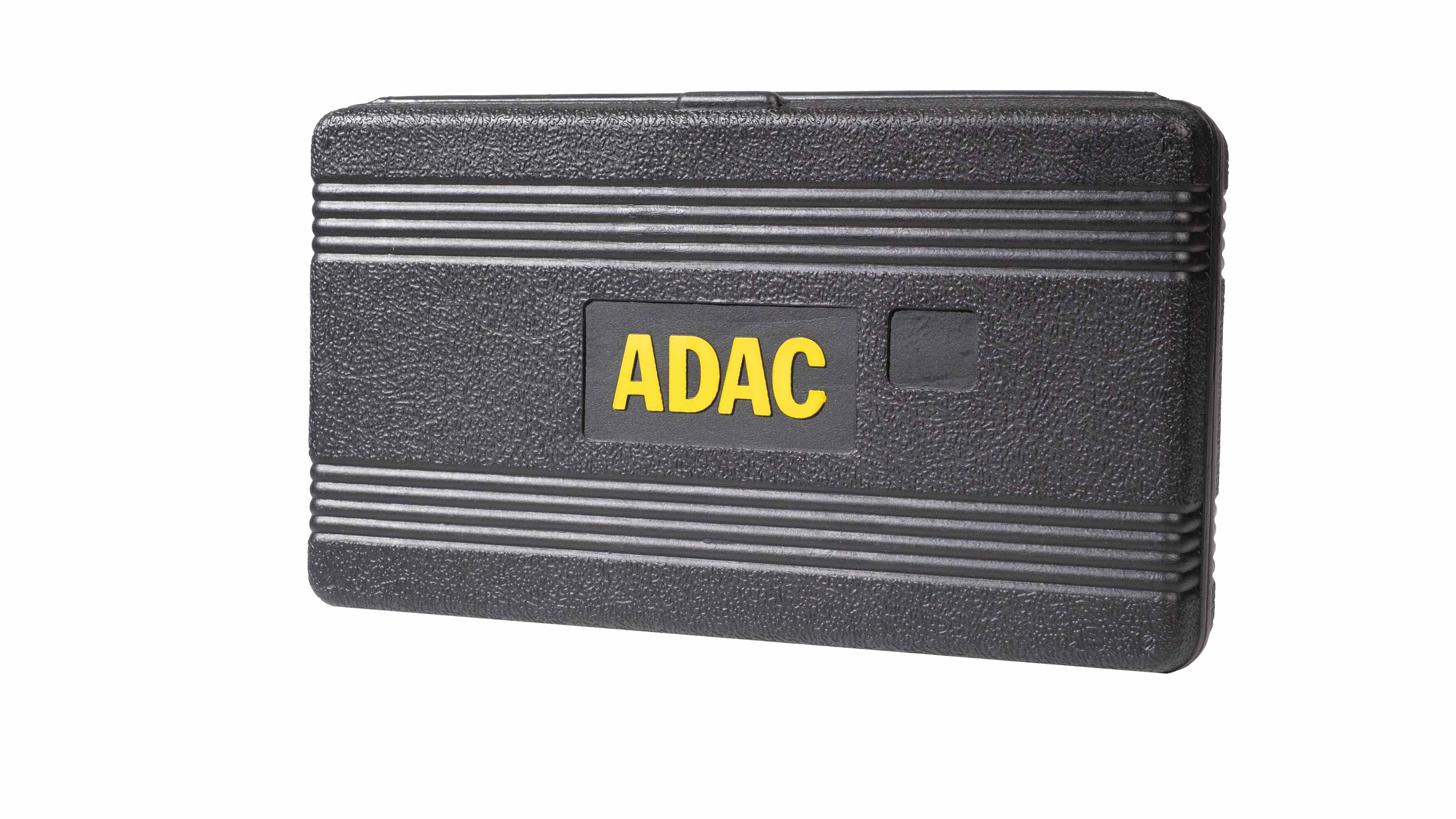 Werkzeugkoffer, ADAC, Kunststoff, Schwarz, RillenDesign