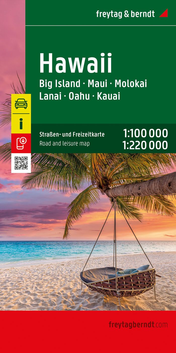 Hawaii, Straßen- und Freizeitkarte, freytag&berndt Cover Freytag & Berndt Straßen und Freizeitkarte Hawaii