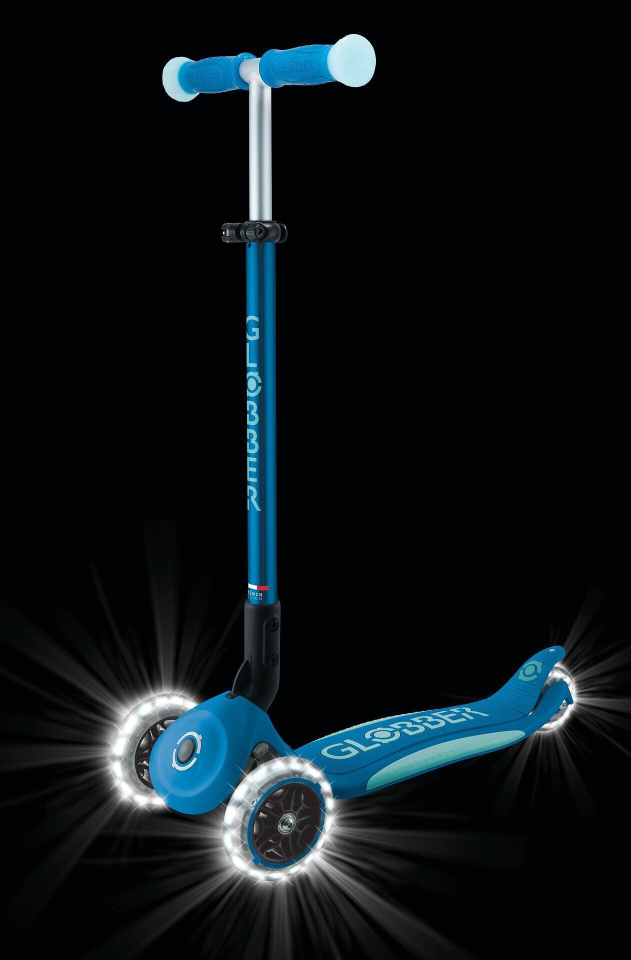 Transport, Fahrzeug, Kinderroller, Roller, Blau, Rad