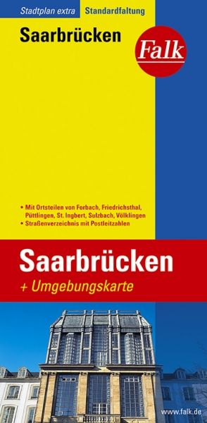 9783827925480A4oAiBrhoGOXu Cover Falk Stadtplan Extra Saarbrücken