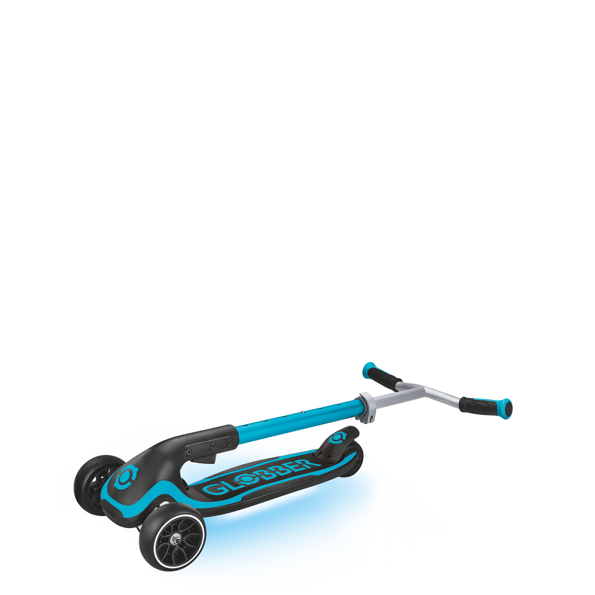 Transport, Fahrzeug, Kinderroller, Tretroller, Türkis, Rad
