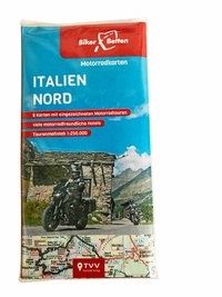 20-002 Reiseführer Italien Nord, Blauer Himmel, Motorrad, Altes Gebäude