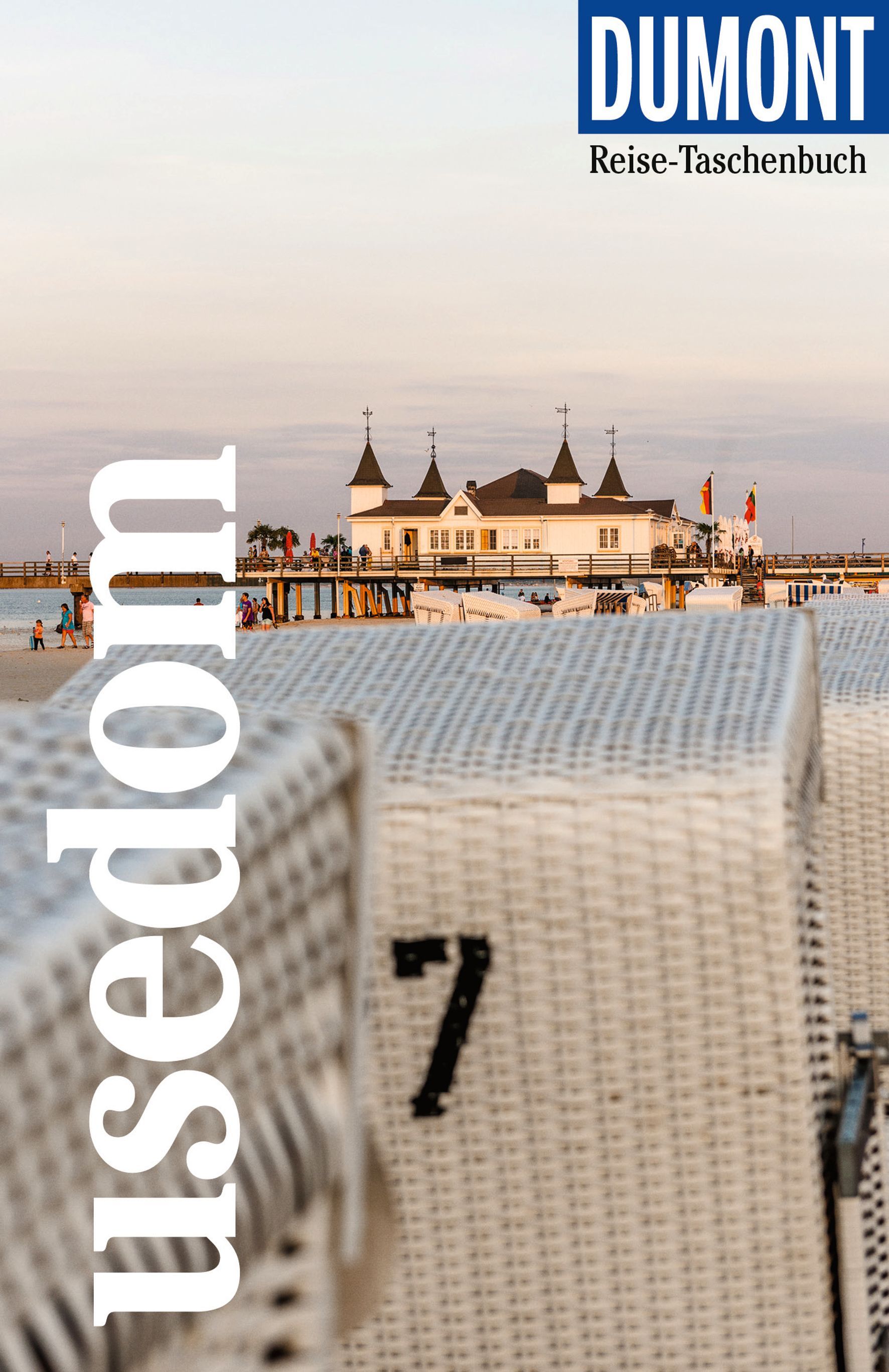 Strandkorb, Korb, Sonnenschirm, Pier, Segelboot