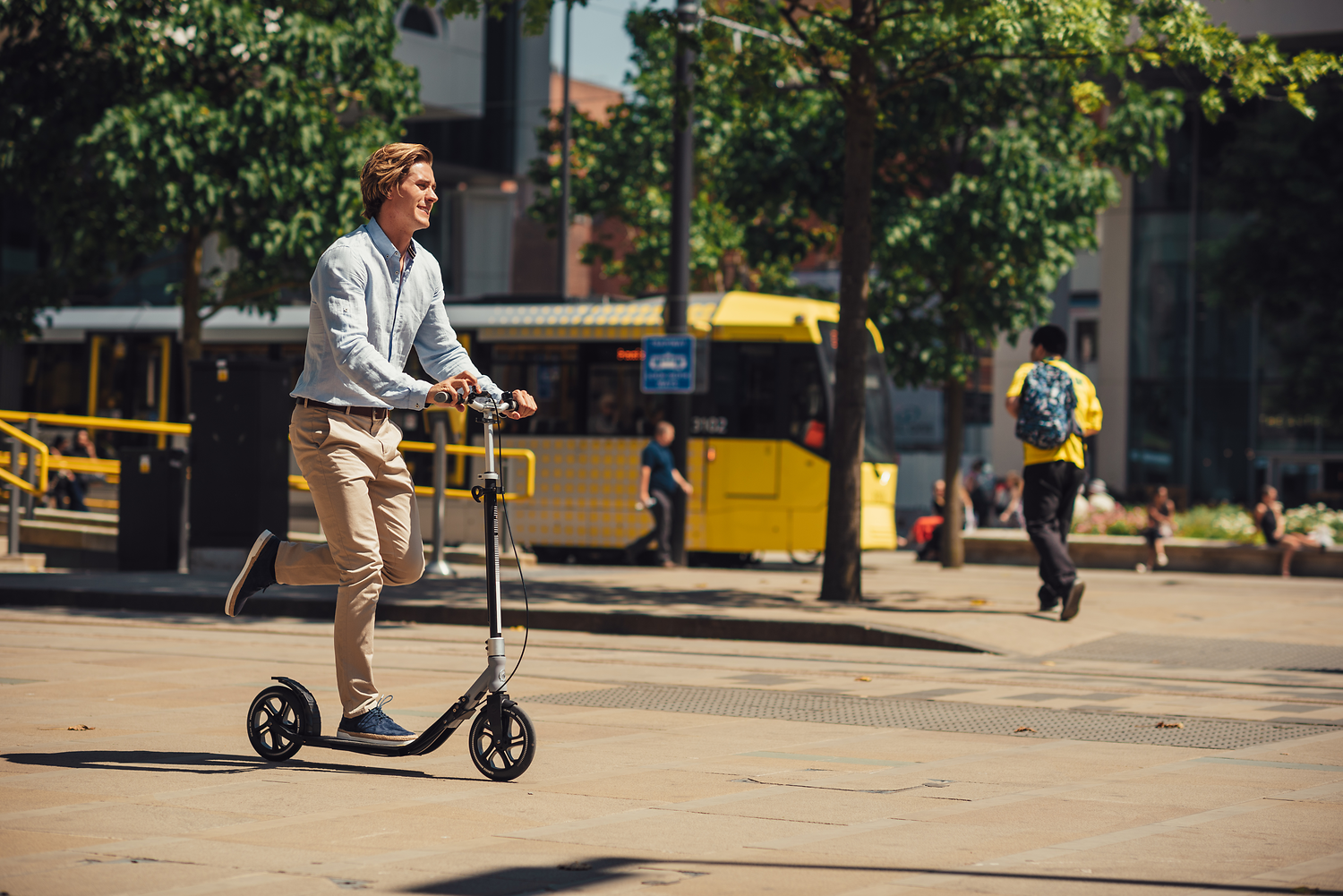 Elektroroller, Stadtverkehr, Outdoor, Herren, Alltagsmobilität