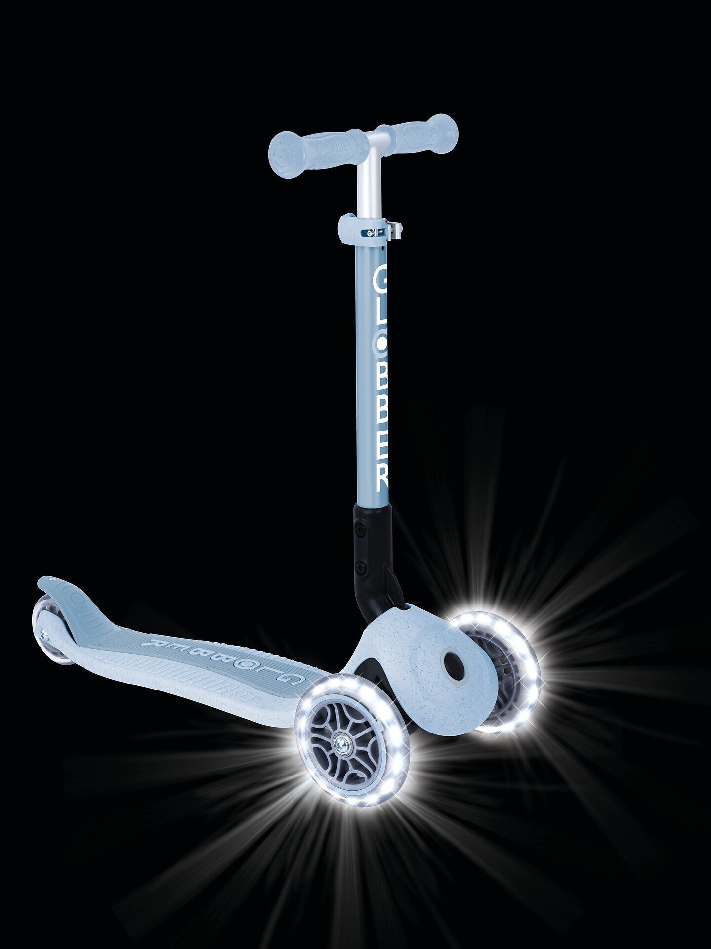 Transport, Fahrzeug, Kinderroller, Roller, Blau, Rad