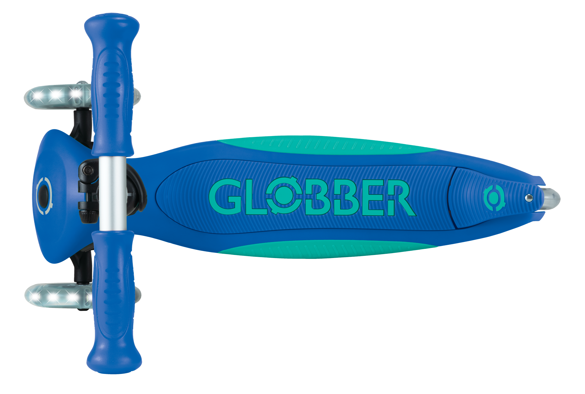Kinderroller, Fahrzeug blau türkis