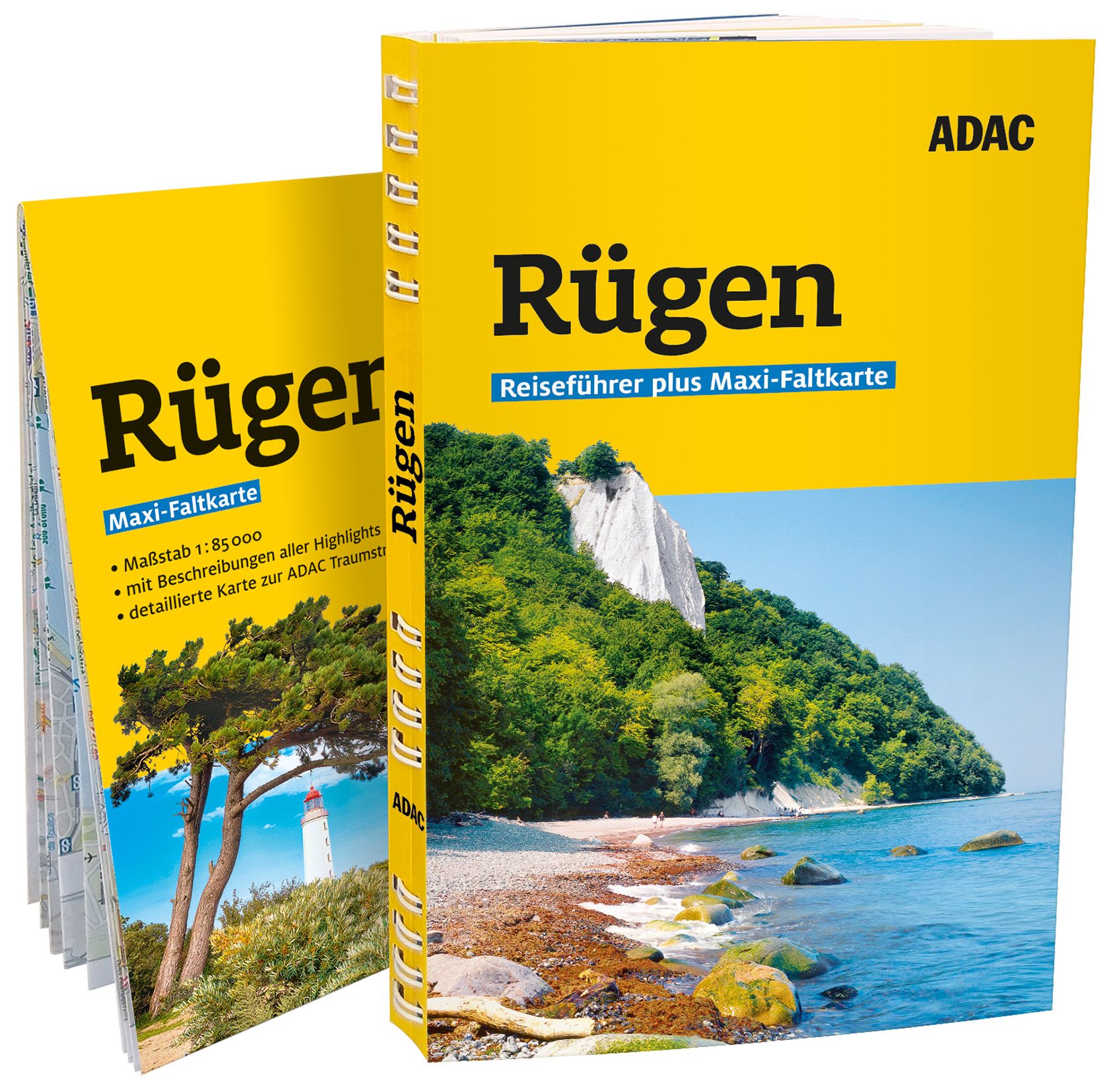 ADAC Reiseführer plus Rügen Werbung, Plakat, Buch, Veröffentlichung, Meer