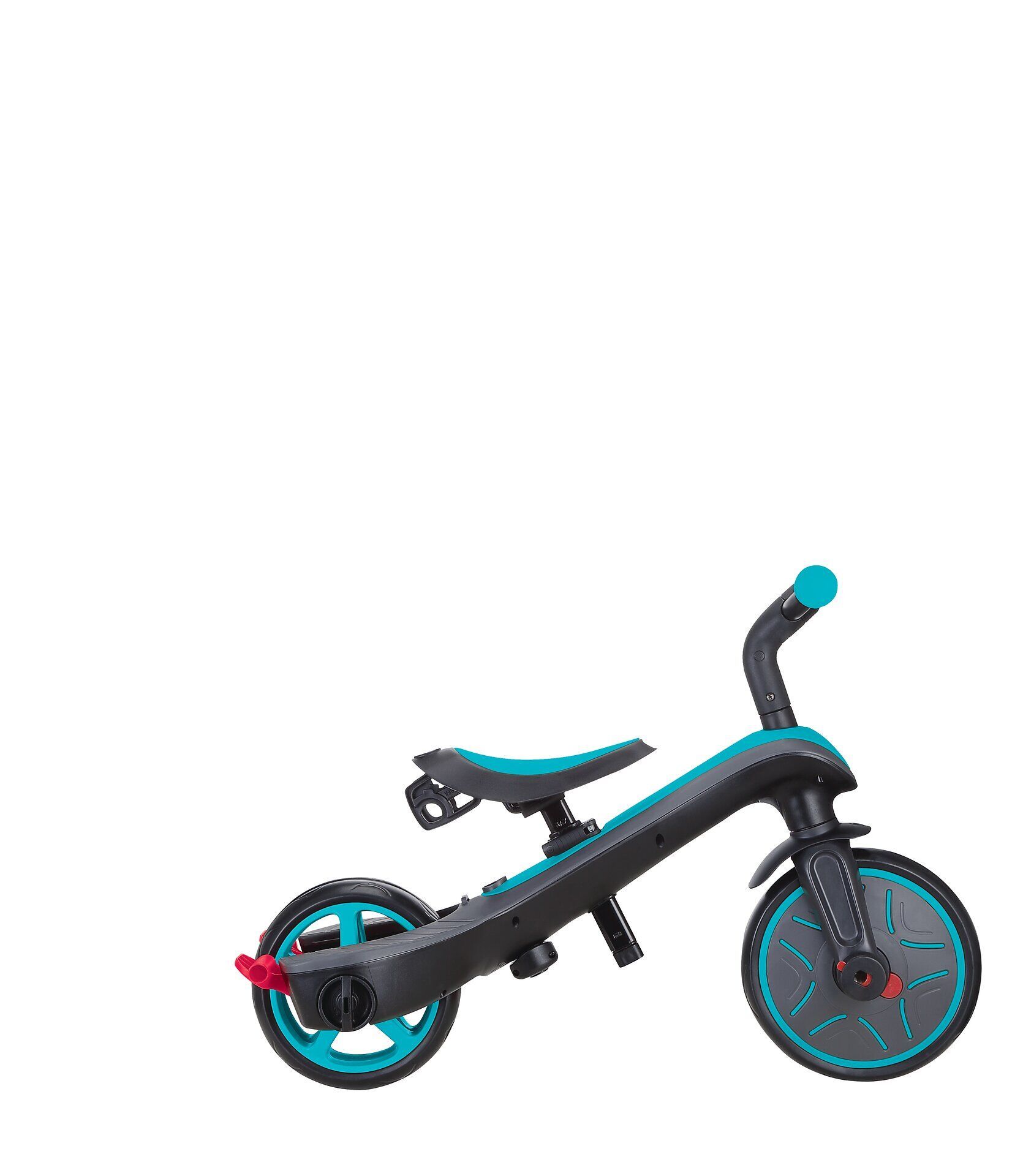 Transport, Fahrzeug, Kinderroller, Dreirad, Türkis, Rad