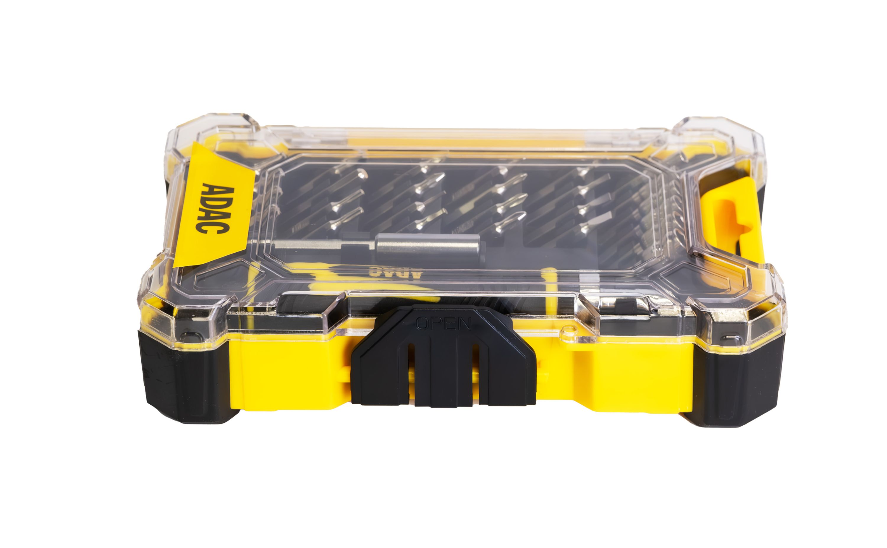 Werkzeugkiste, Aufbewahrung, Kasten, Gelb,  Transparenter Deckel
