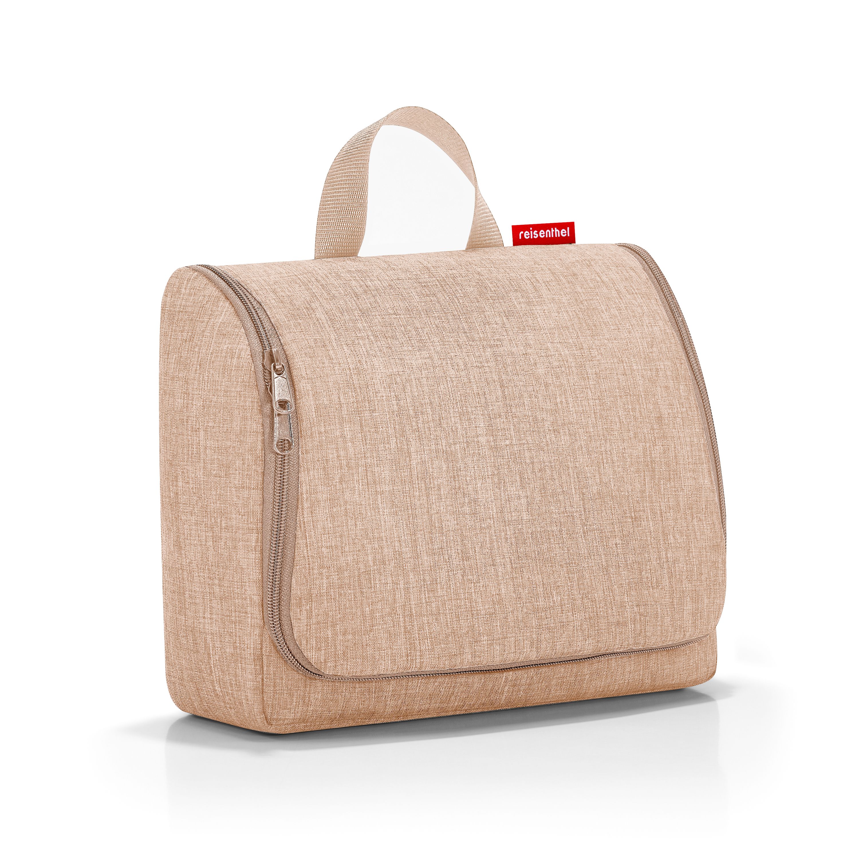 WO6041_toiletbag-XL_twist-coffee_reisenthel_RGB-Master_P_01 Reisenthel Toiletbag XL Kosmetiktasche. zartes Rosa. Geschlossen von Seite