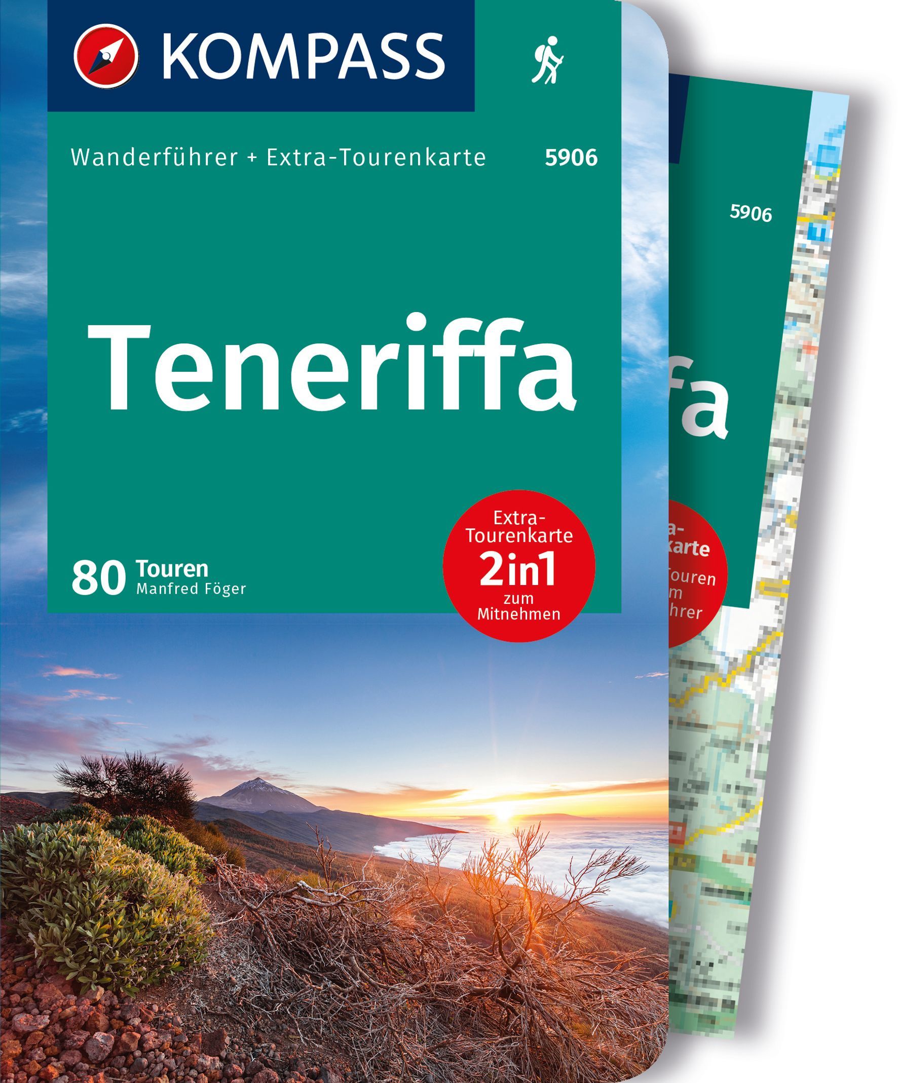 9783991218234 Cover Kompass Wanderführer Teneriffa