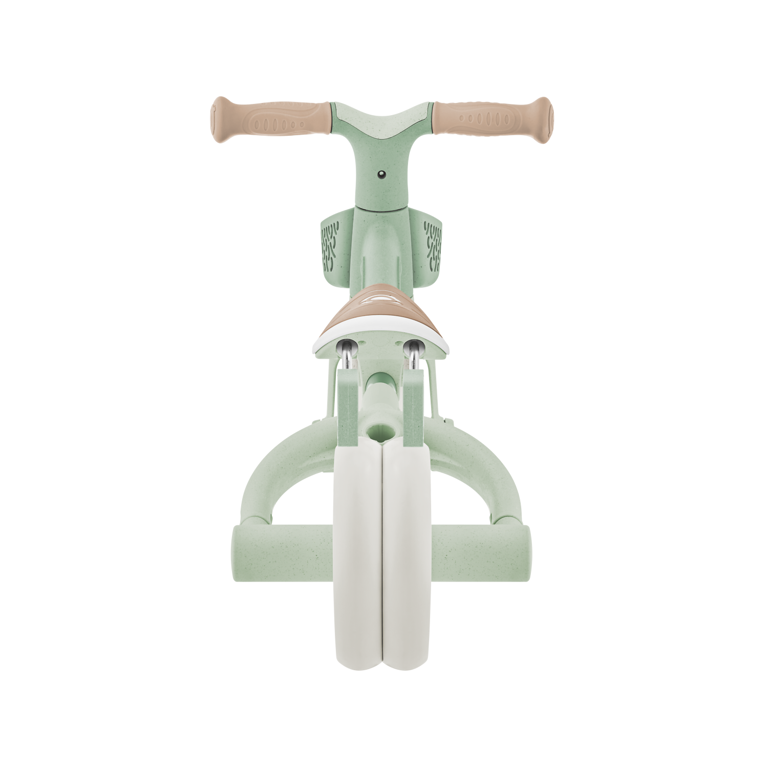 Kinderroller, Triker, Mintgrün, Gummiräder, Klettgrifte